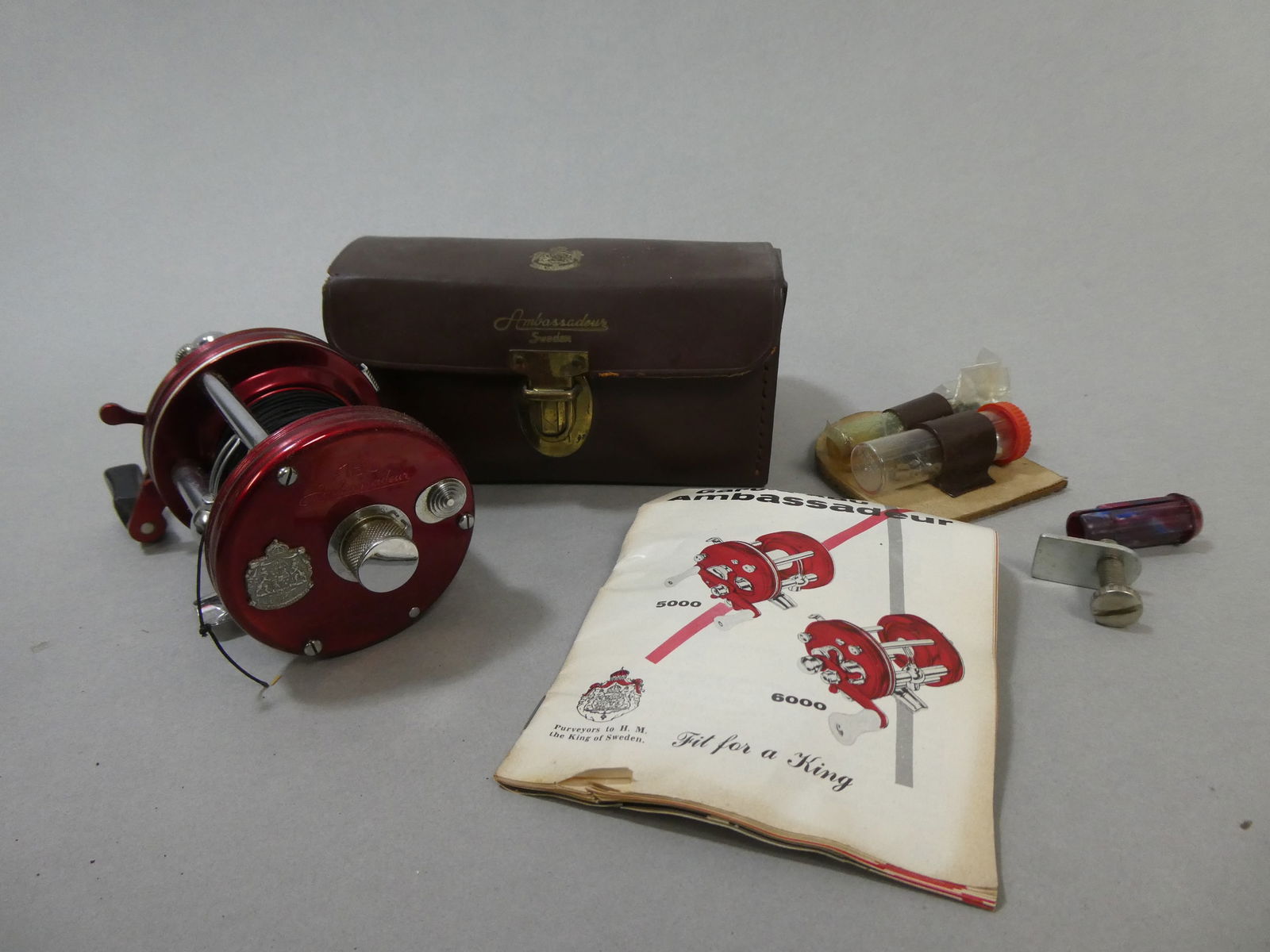 Vintage Garcia Abu Ambassador 6000 Fishing Reel In Case Auction