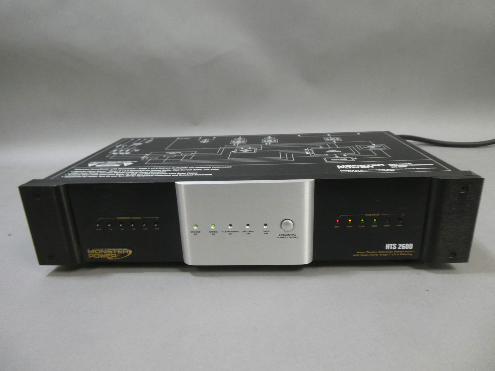 Monster Power Model HTS 2600 MKII Home Theater Reference Clean Power Conditioner Surge (1 of 7)