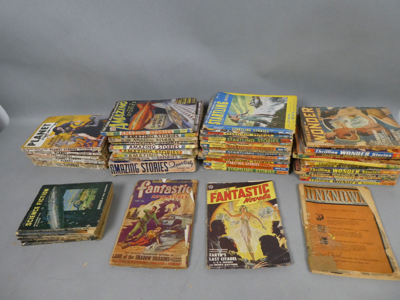 Lot 51 1940's Pulp Magazines Amazing Startling Planet Stories etc (1 of 7)