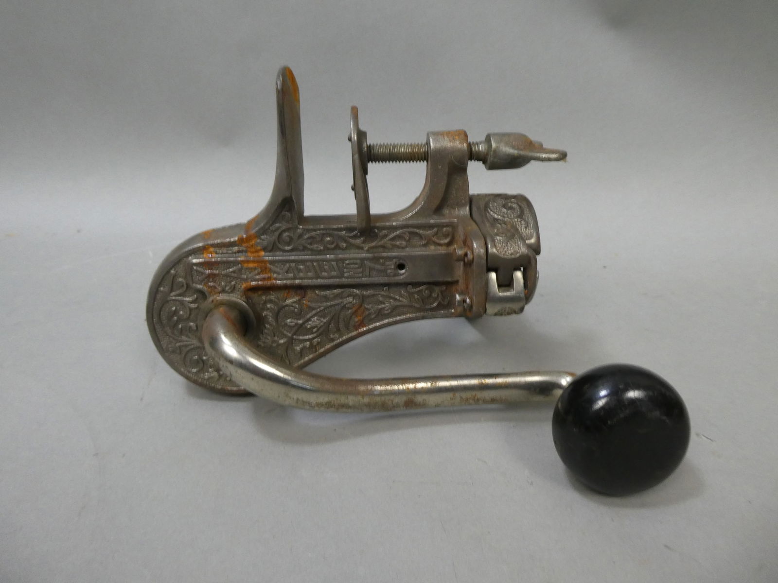 Antique Nickel Plated Cast Iron Yankee No 7 Barmount Cork Screw (1 of 6)