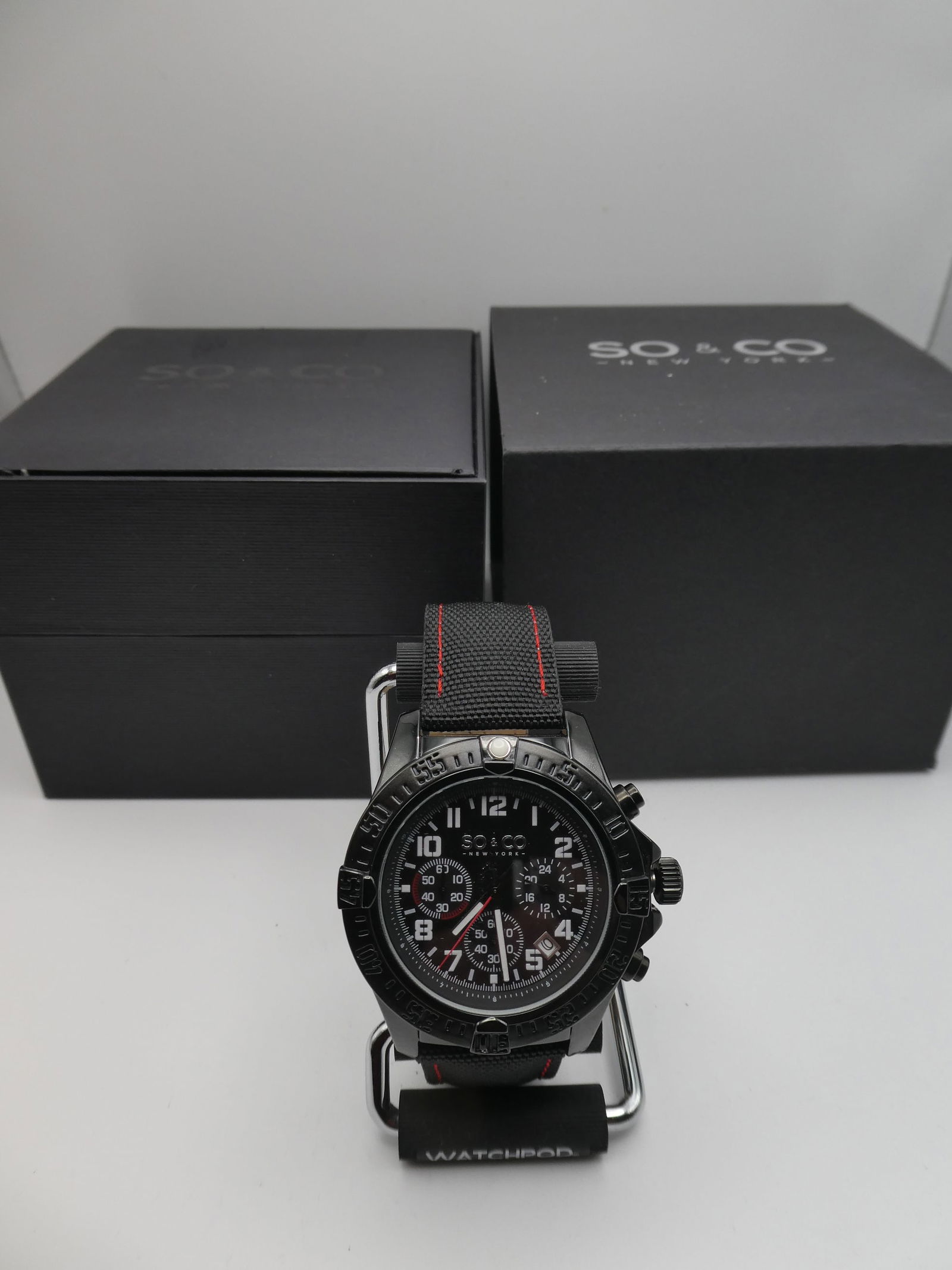 So&Co New York Chrono Quartz Wristwatch in Case (1 of 8)