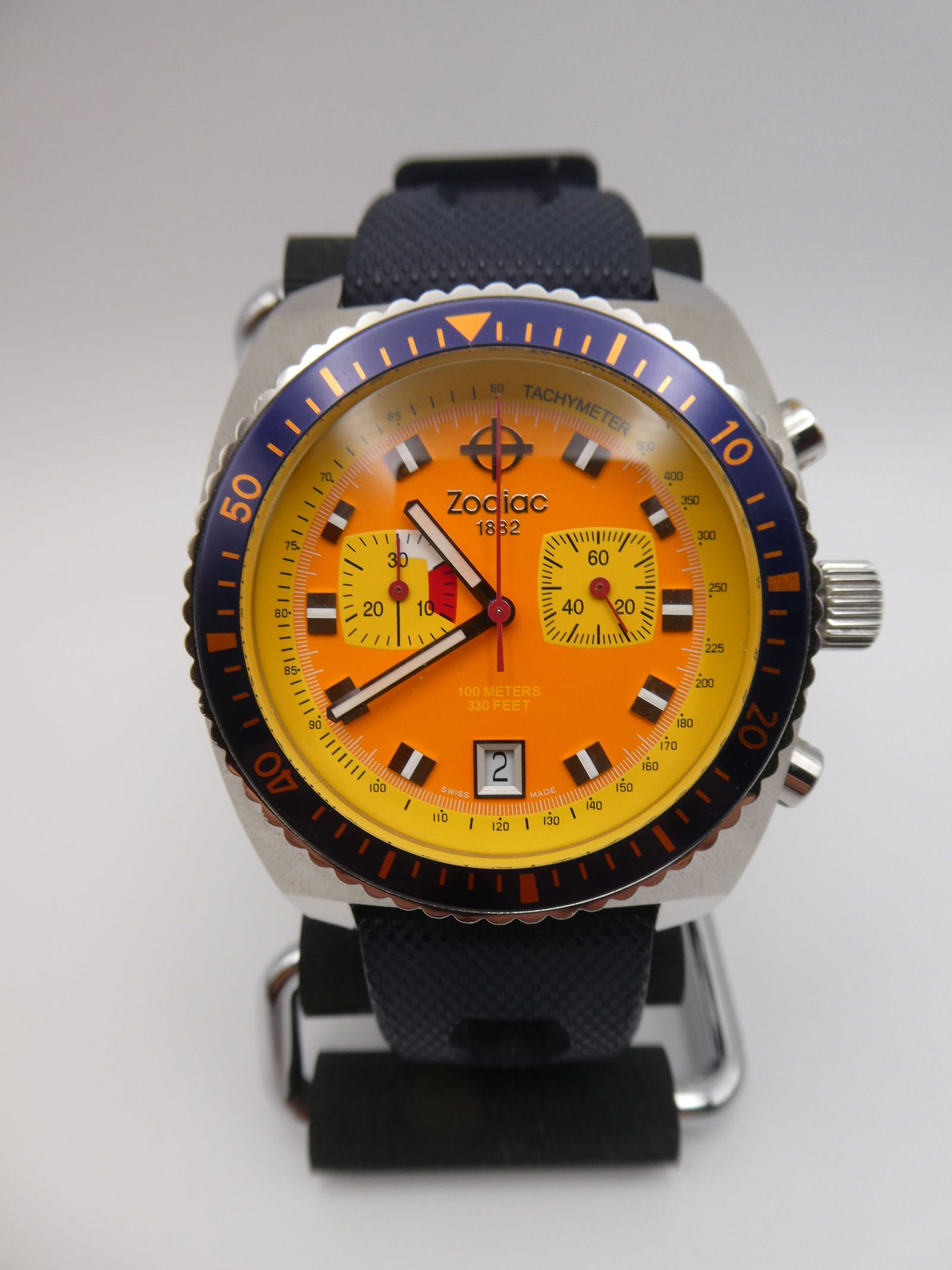 Zodiac 1882 Quartz Chronograph Wristwatch (1 of 7)