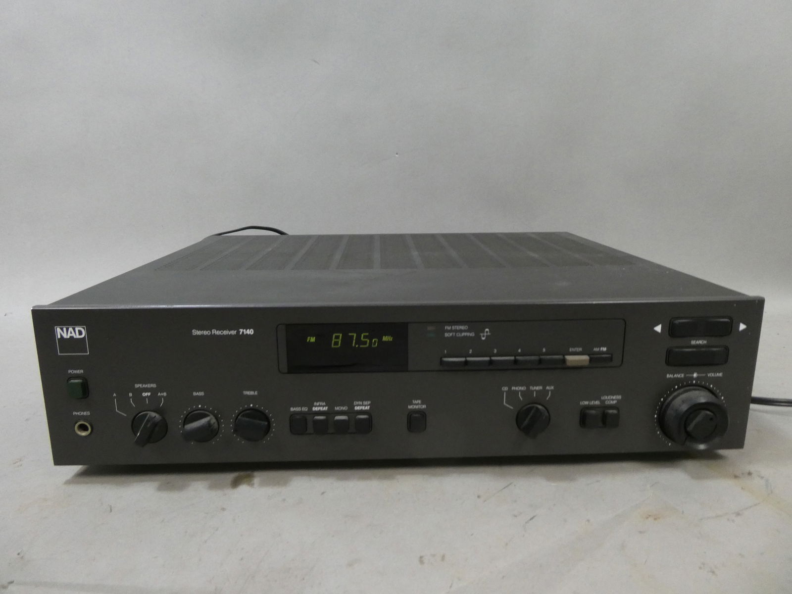 NAD Electronics Inc Model 7140 AM/FM Stereo Receiver (1 of 8)