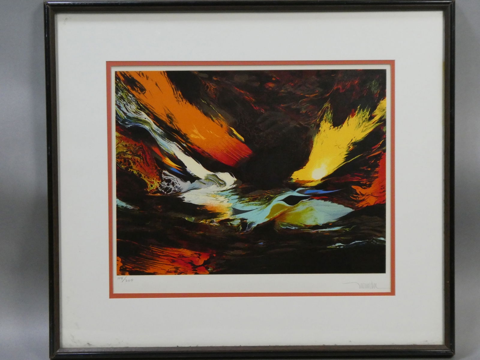 Leonardo Nierman Abstract Ltd Ed Lithograph (1 of 15)