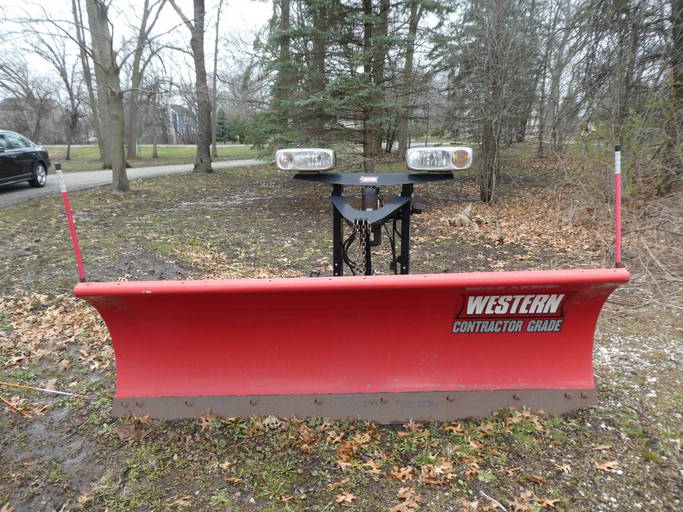 Western 8 Foot Contractor Grade Snow Plow Pro Plus Ultra Finish