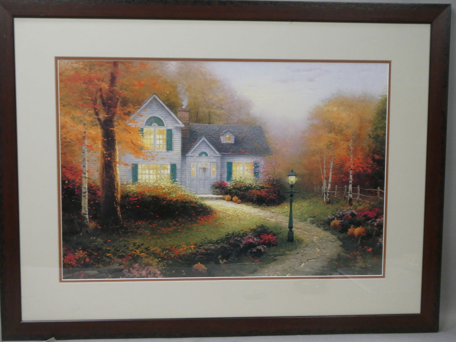 Thomas Kinkade The Blessings of Autumn Signed Limited Edition Lithograph. (1 of 12)