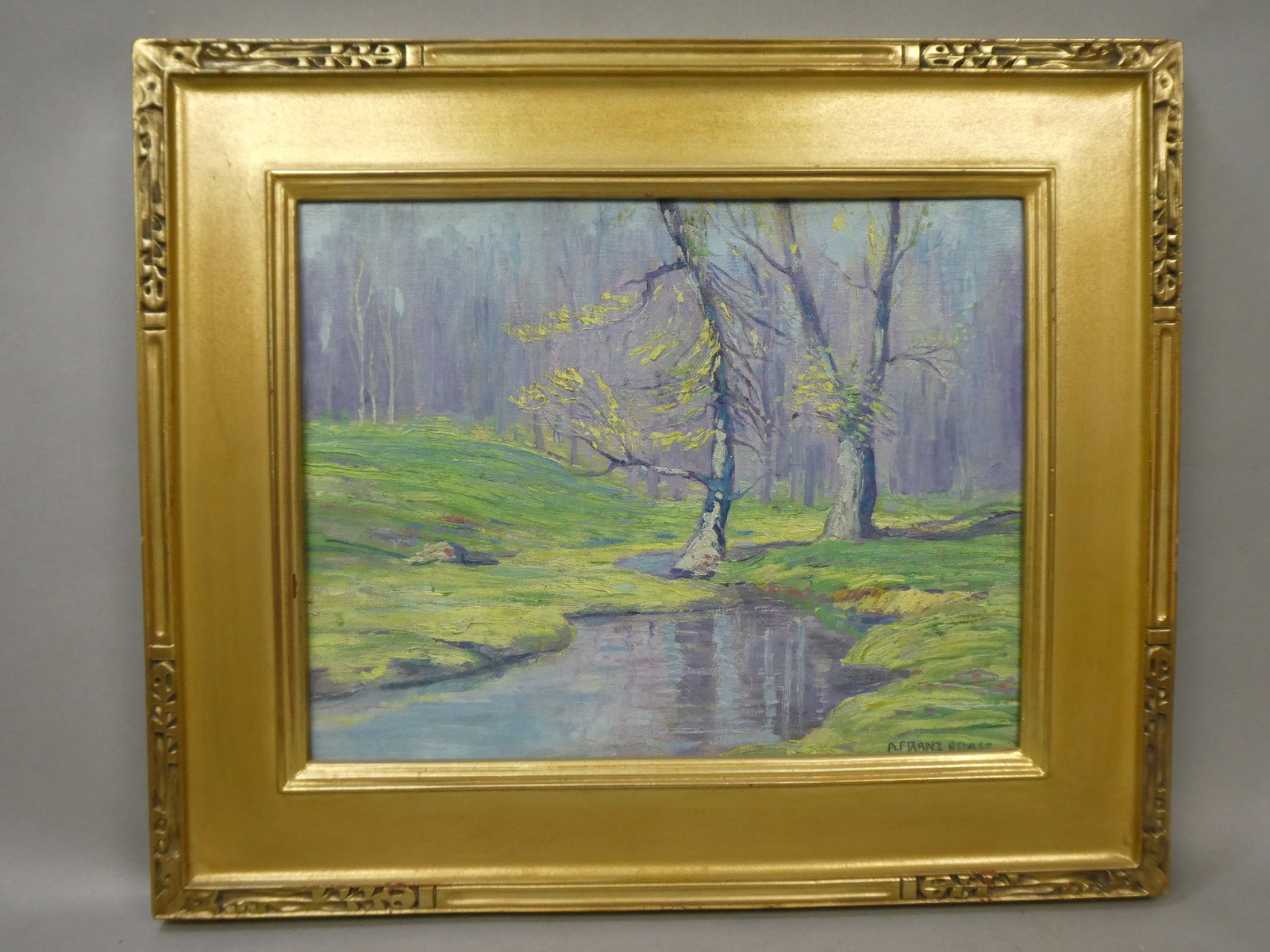 Arnold Franz Brasz Wisconsin Landscape Oil Painting Listed Artist (1 of 14)