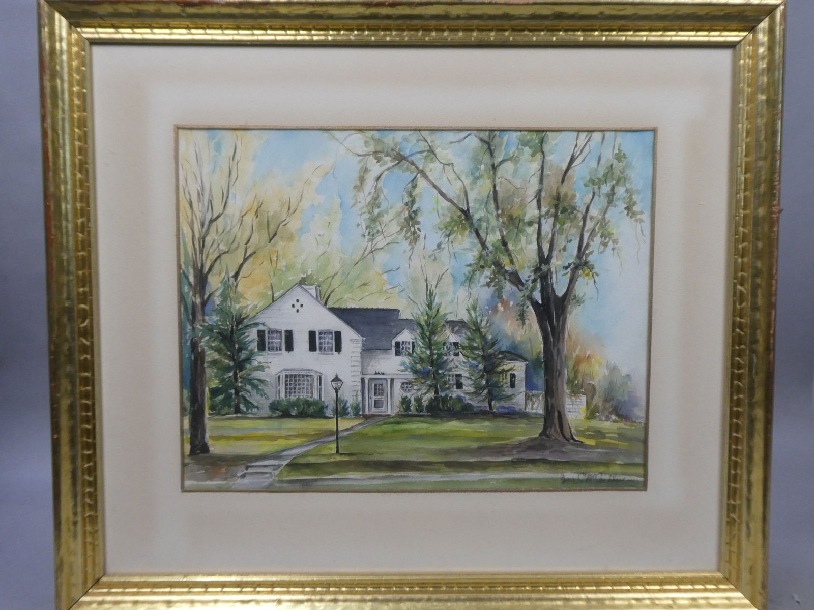 Signed White House Watercolor Painting (1 of 12)