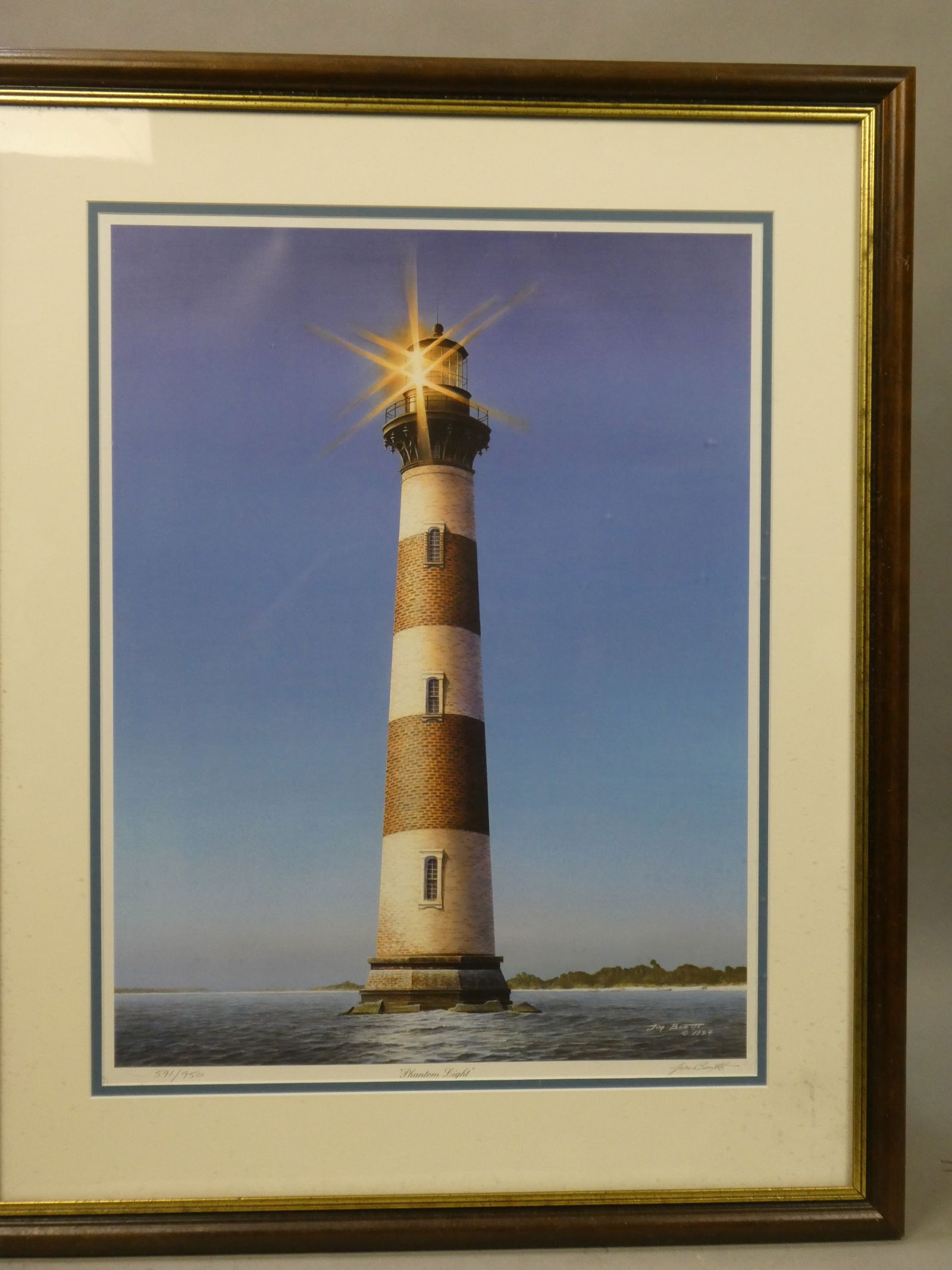 1994 Jim Booth Ltd Ed Phantom Light Lighthouse Photograph (1 of 13)