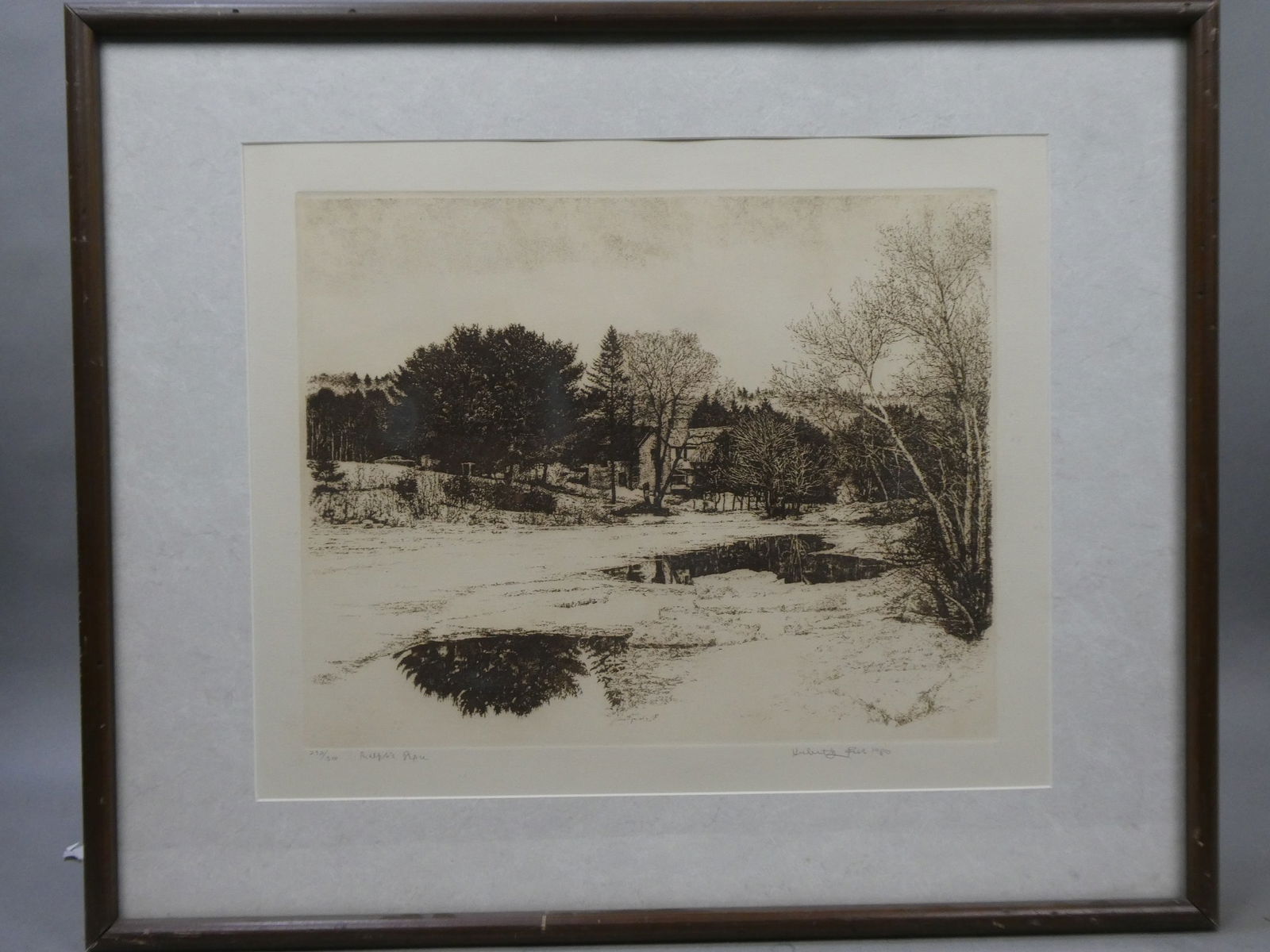 1980 Herber L Fink Ralph's Place Ltd Ed Etching (1 of 14)