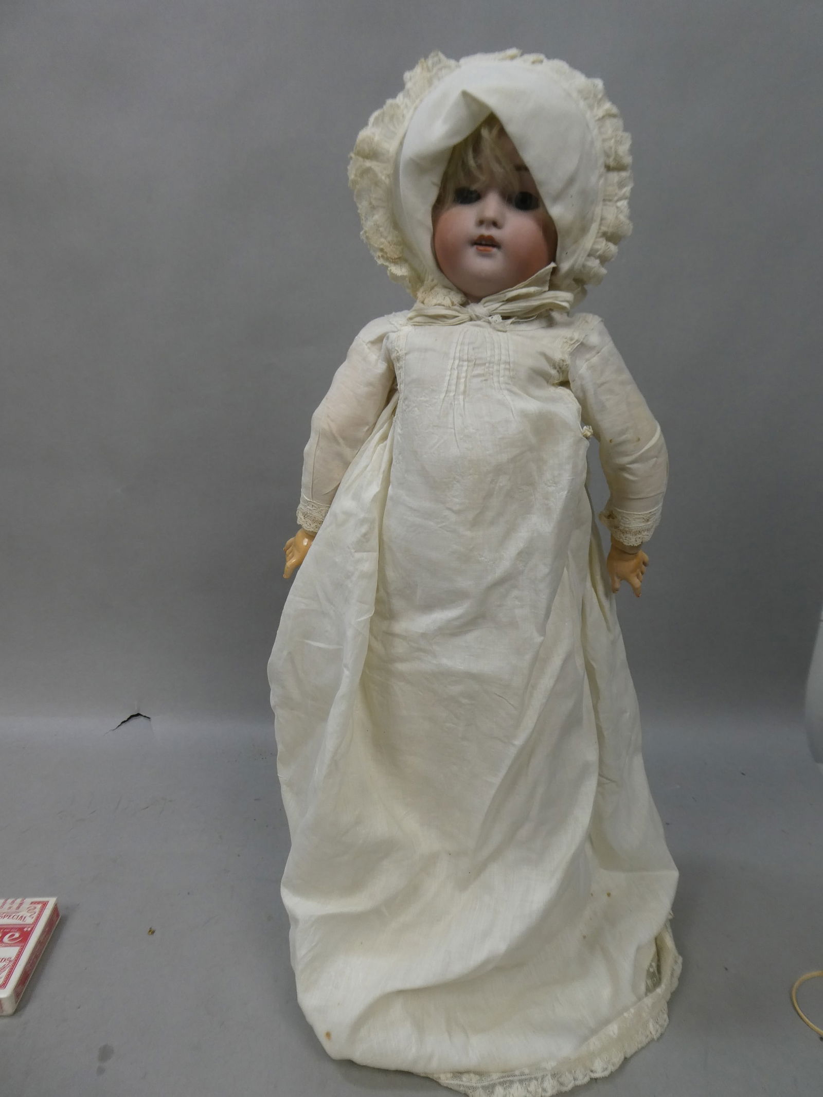 Antique German Bisque Doll w/ Composition Doll E 168.9 (1 of 9)