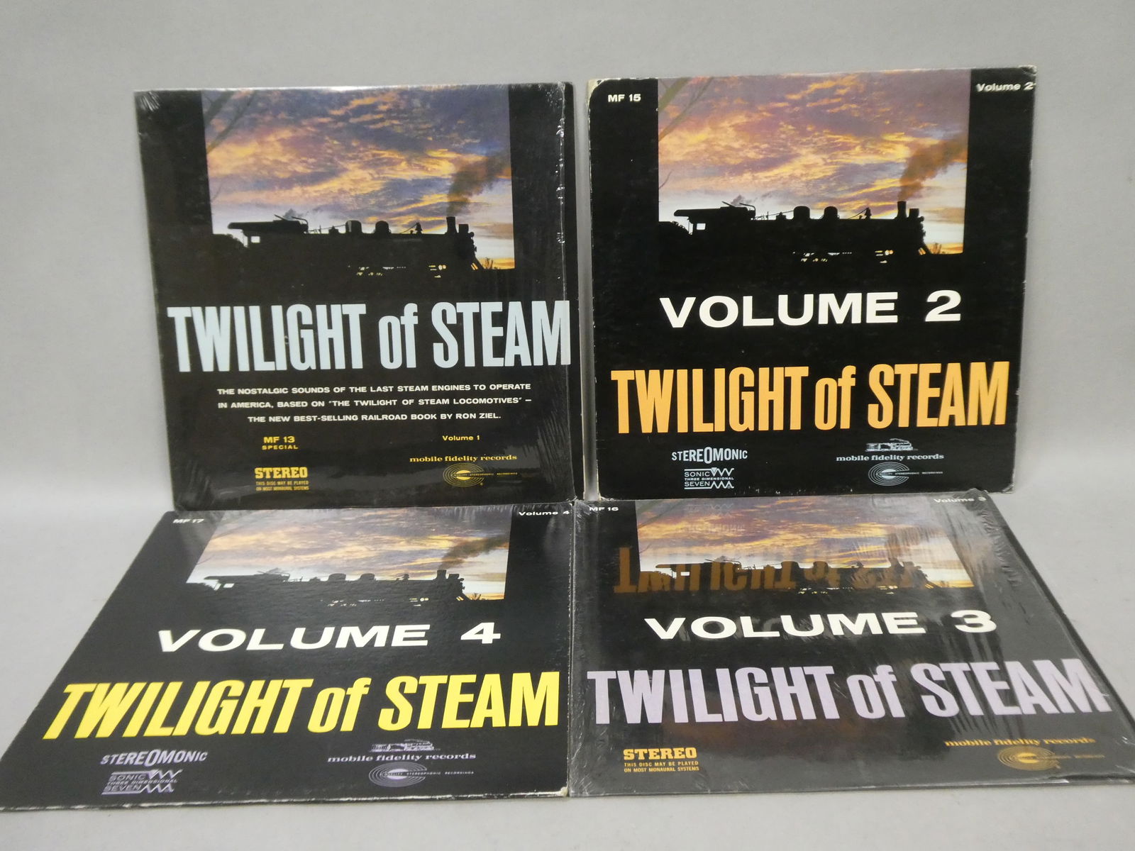 Lot 4 Twilight of Steam Volume 1-4 LP Record Albums (1 of 9)