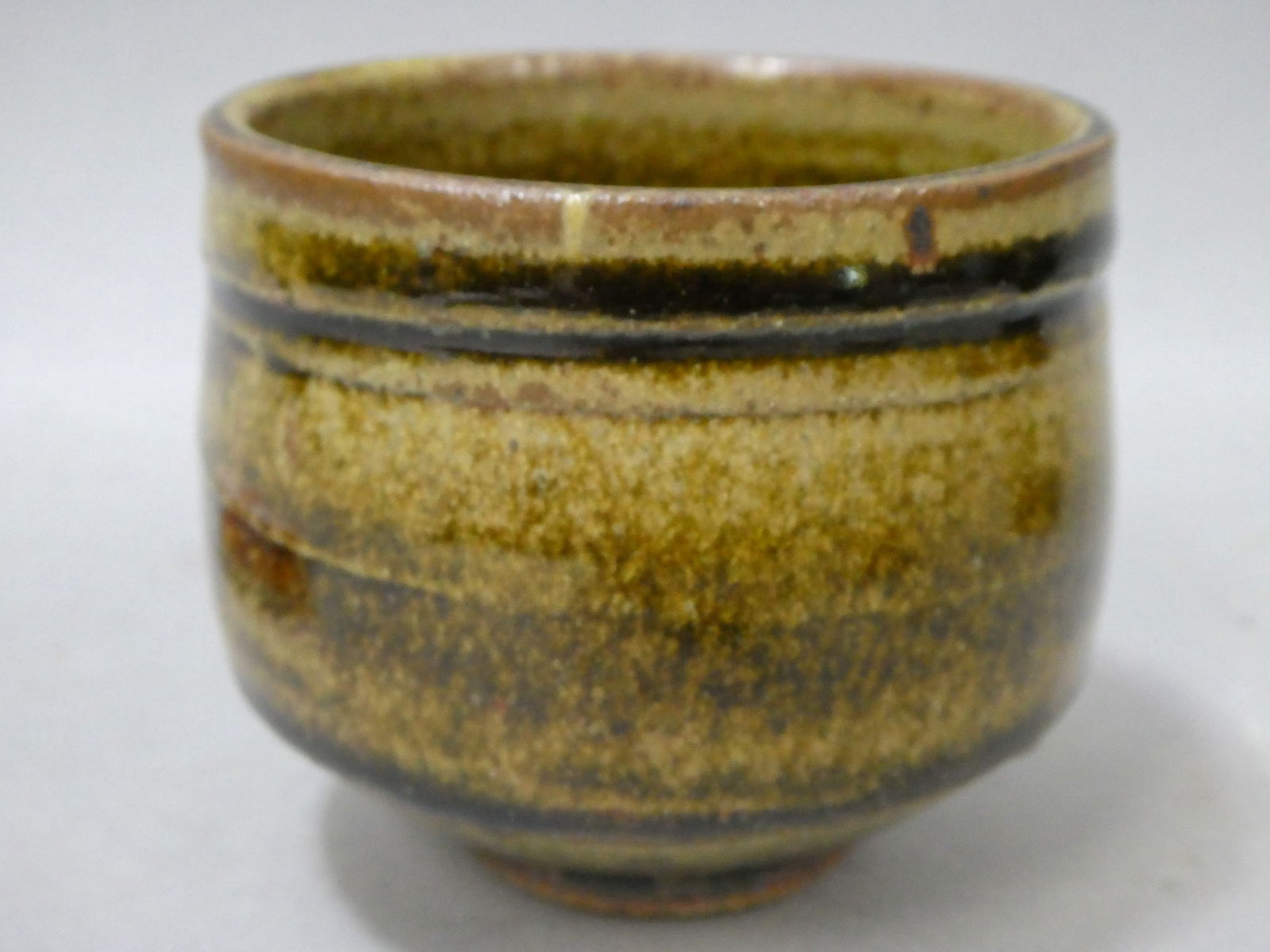 Warren MacKenzie Art Pottery Yunomi Chawan Tea Bowl w/ Side Dimple (1 of 6)