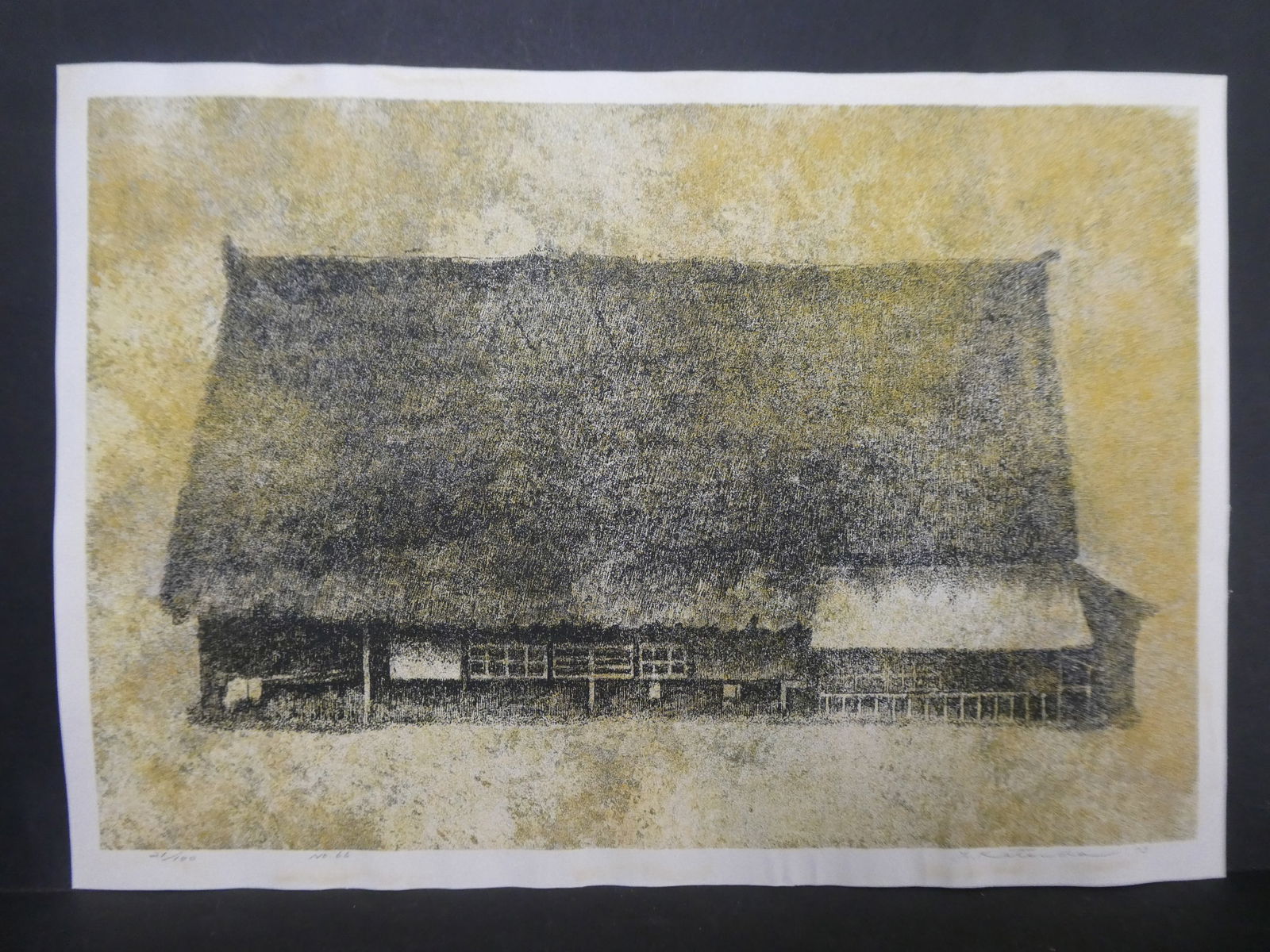 1974 Yukio Katsuda Japanese Woodblock Print No 66 (1 of 8)