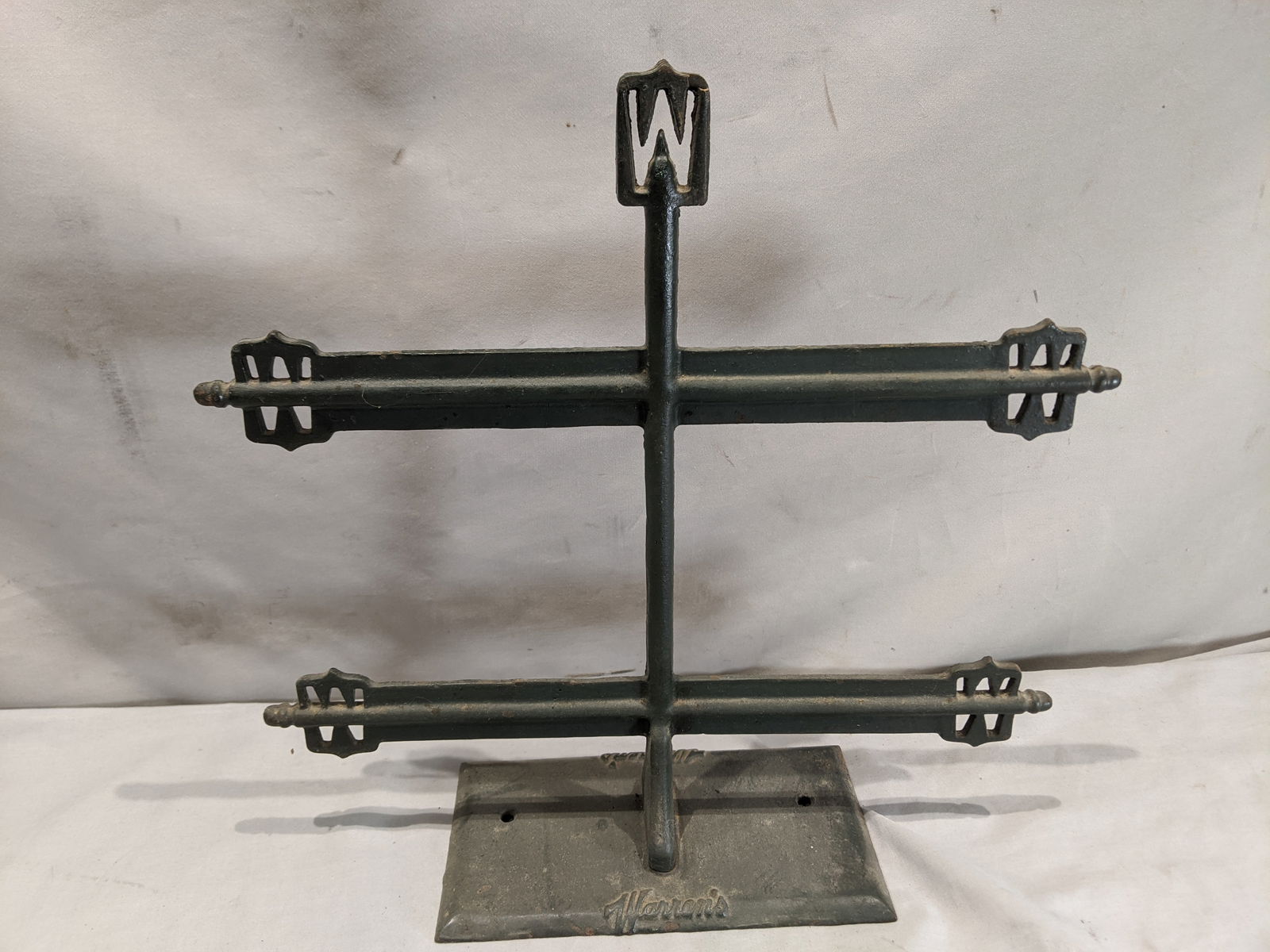 Antique Warren's Steel Store Hanging Display Fixture (1 of 6)