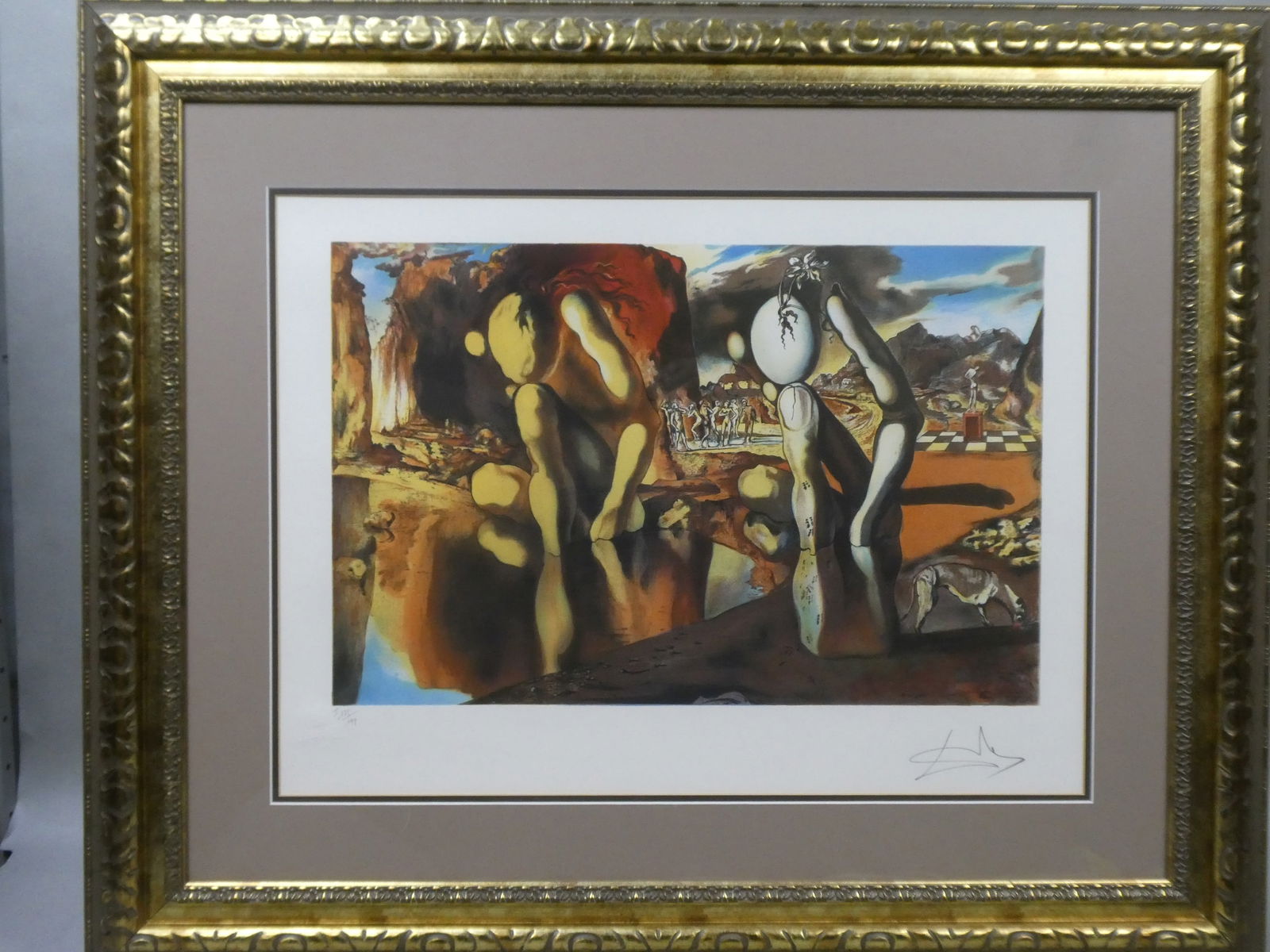 Salvador Dali Metamorphosis of Narcissus Signed Ltd Ed Lithograph (1 of 11)