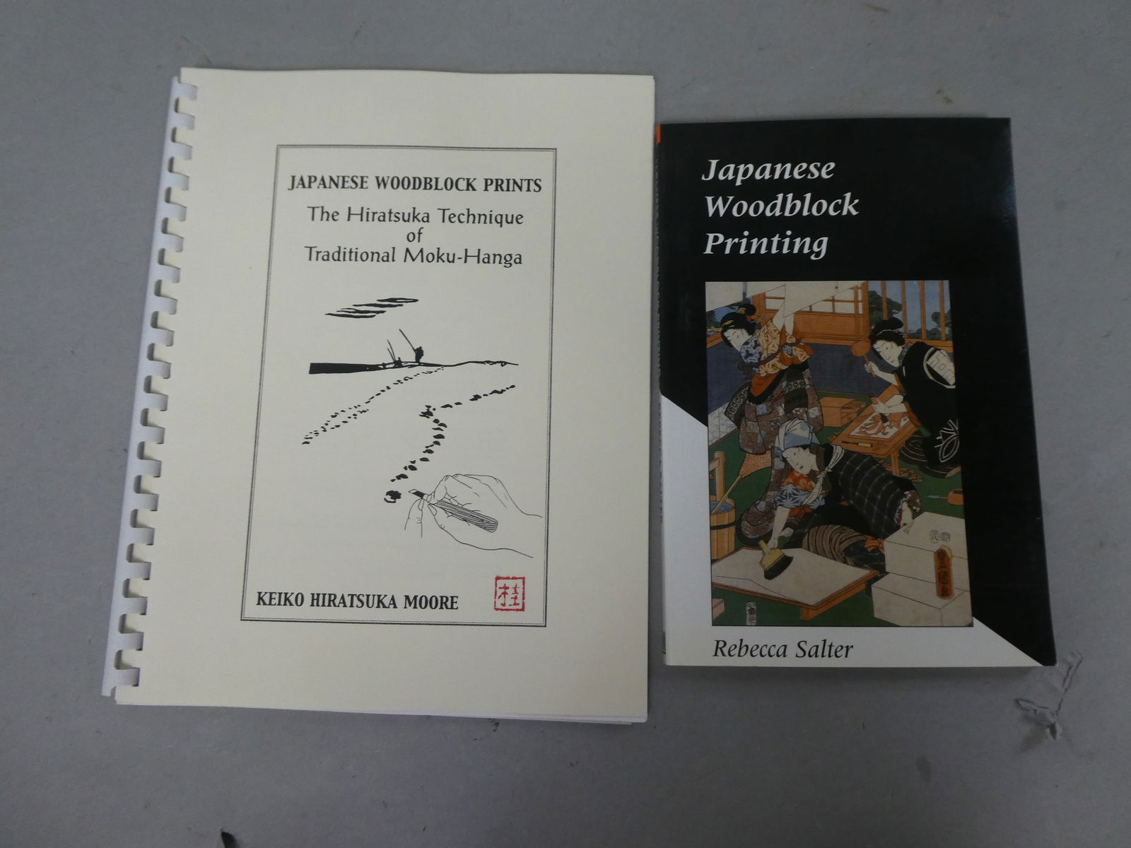 Lot 2 Books on Japanese Woodblock Print Making  Including Japanese Woodblock Printing  Rebecca Salt (1 of 8)