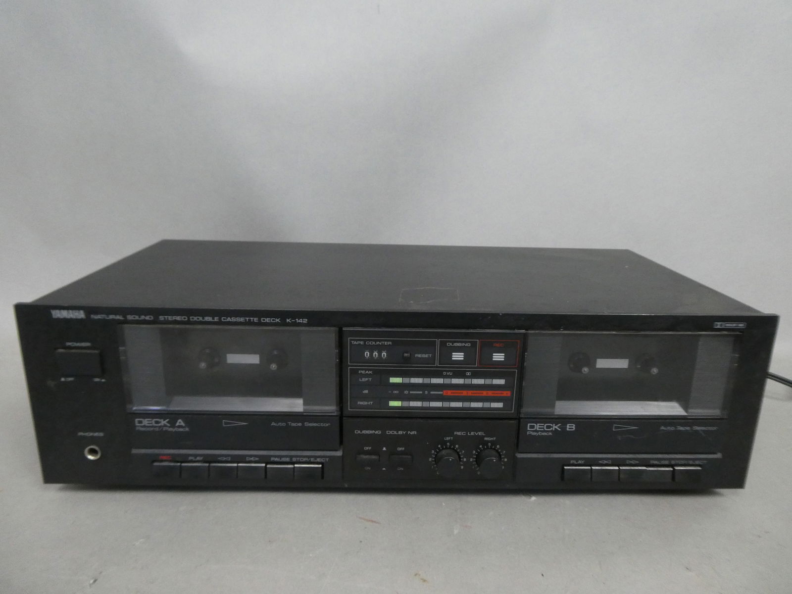 Yamaha Natural Sound K-142 Stereo Dual Double Cassette Deck (1 of 7)