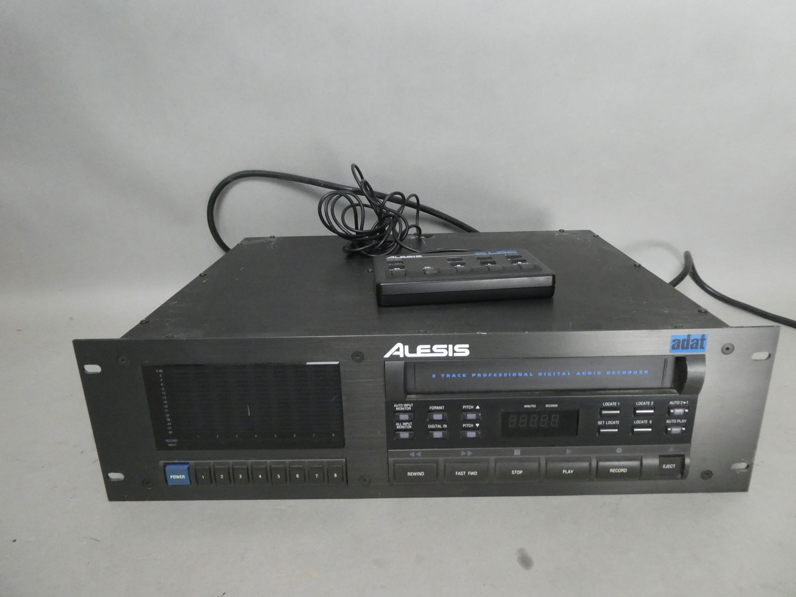 Alesis ADAT 8 Track Professional Digital Audio Recorder w/ Remote (1 of 9)