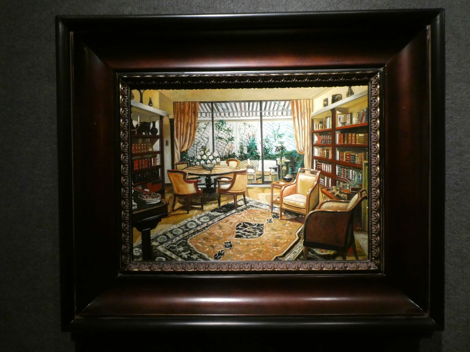 Sam Lee Library Study Oil on Board (1 of 12)