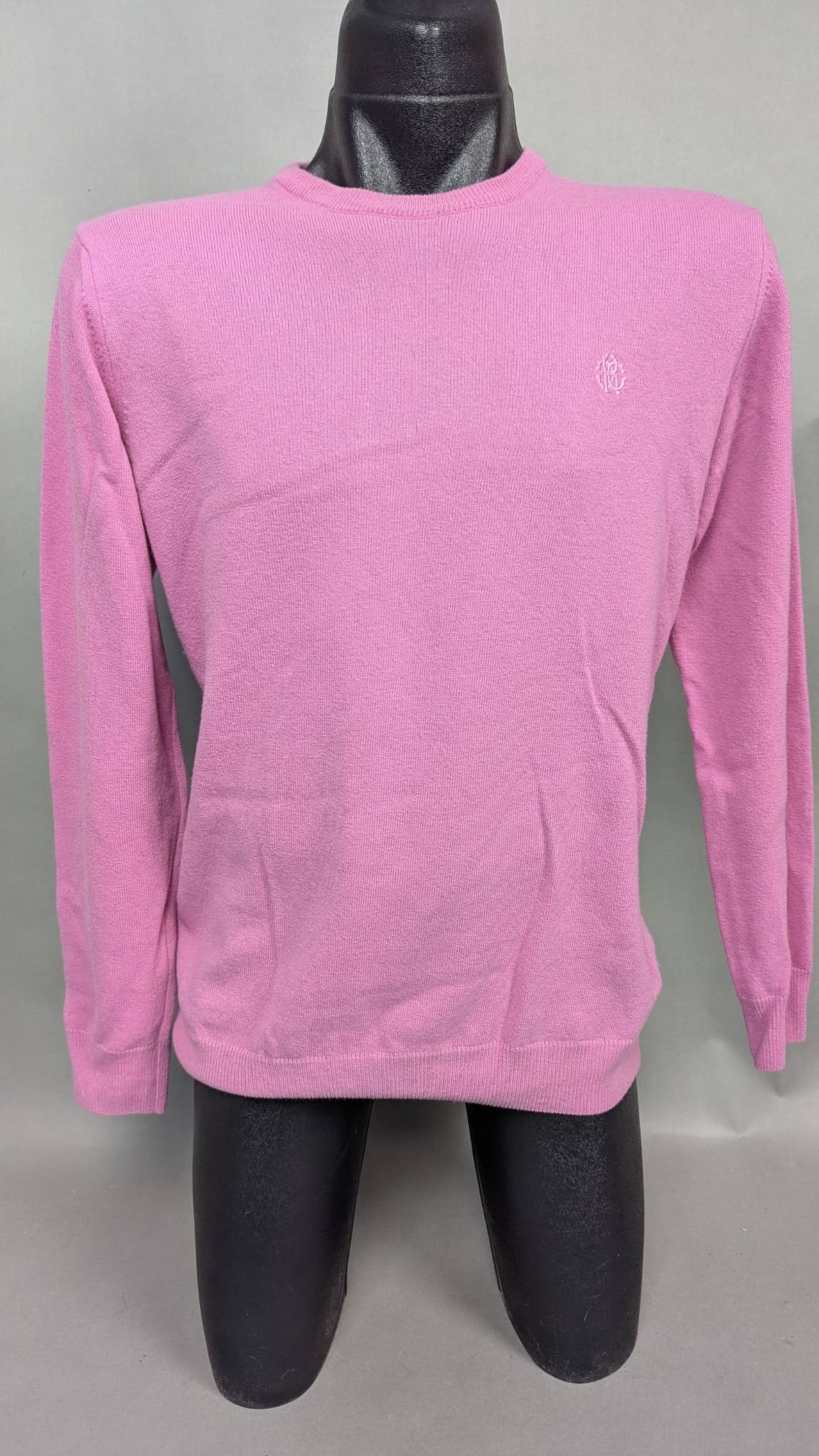 Roberto Cavalli Pink Wool and Cashmere Sweater, Size XL (1 of 8)