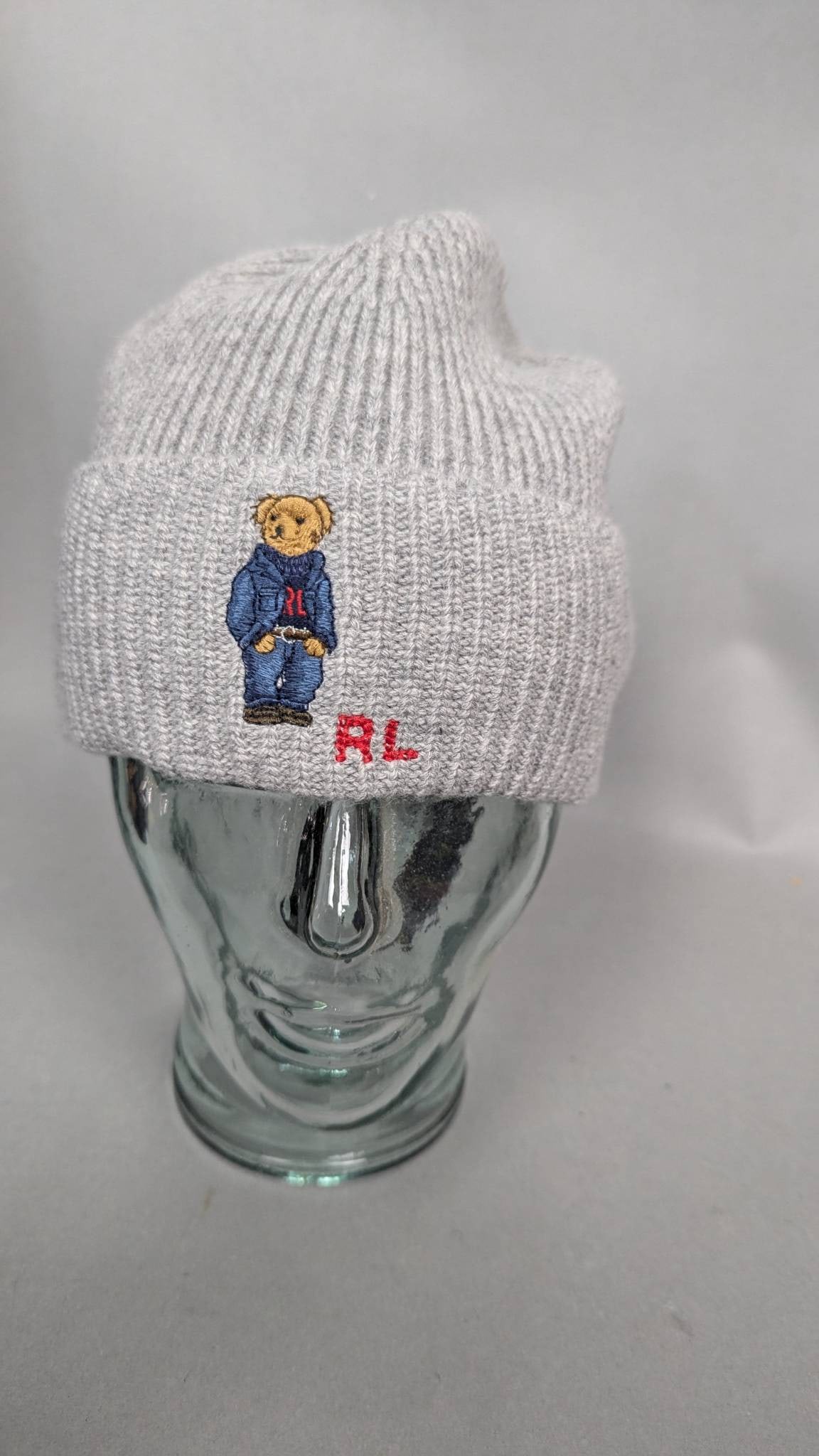 Polo Ralph Lauren Knit Hat with Bear Embroidery (1 of 4)