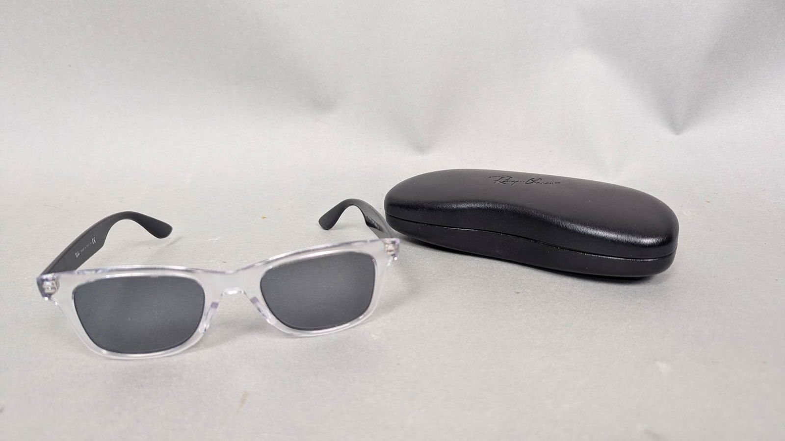 Ray-Ban RB4641-V Transparent and Black Eyeglasses with Case (1 of 7)