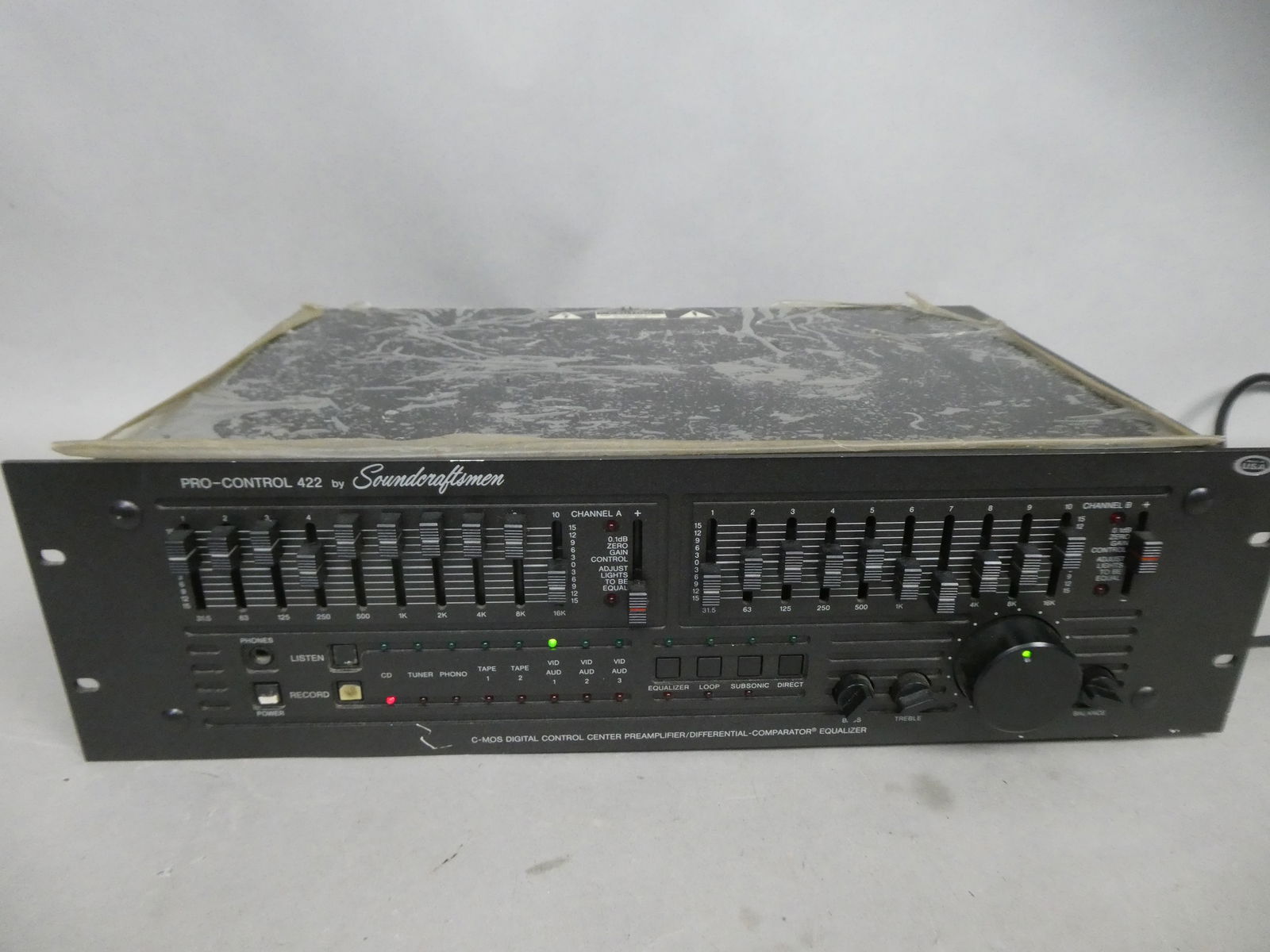 Soundcraftsmen Pro-Control 422 C-MOS Digital Control Center Preamp Equalizer (1 of 10)