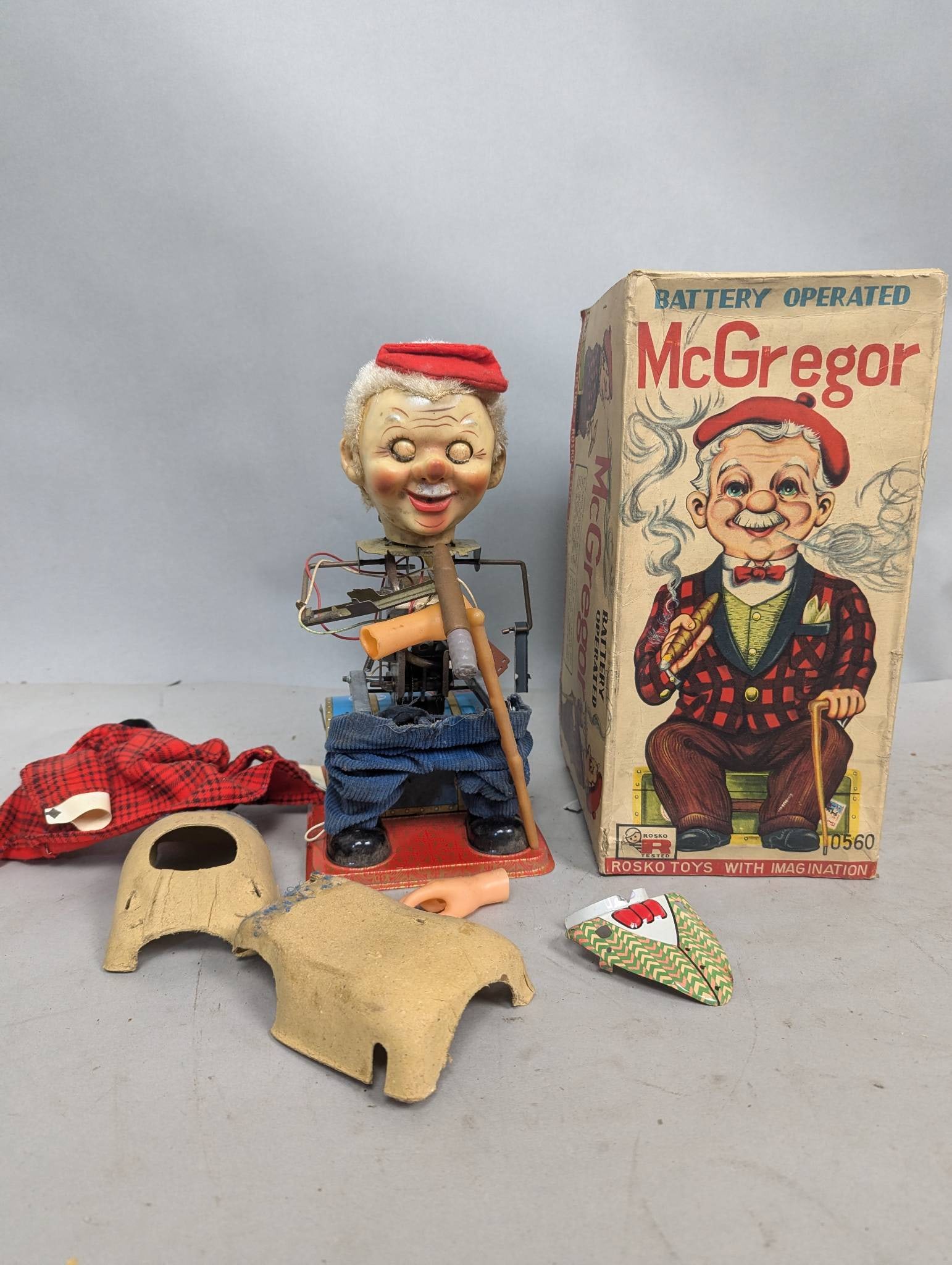 Mcgregor Battery Operated Cigar Smoking Toy Mcgregor Battery Operated Cigar Smoking Toy