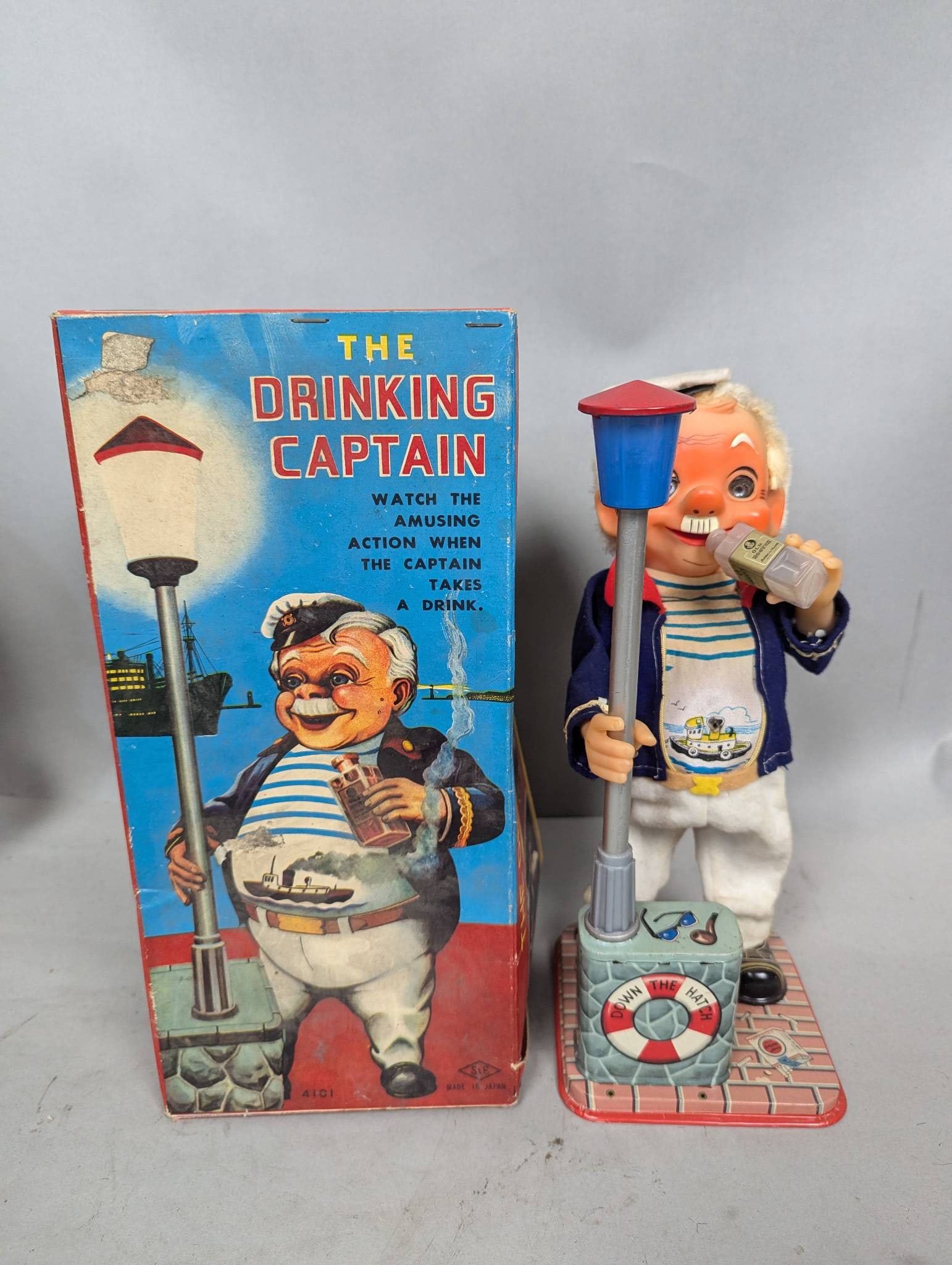 The Drinking Captain Battery-Op Toy with Original Box (1 of 9)