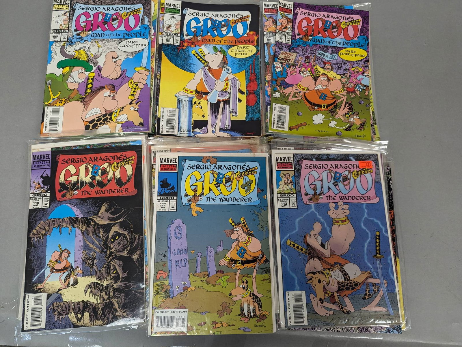 Collection of 78 Issues of Marvel Comics Sergio Aragones Groo the Wanderer (1 of 14)
