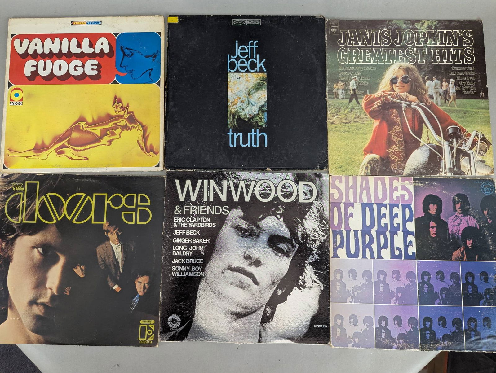 Lot of Classic Rock Albums Including Jimi Hendrix Janis Joplin Doors etc (1 of 2)