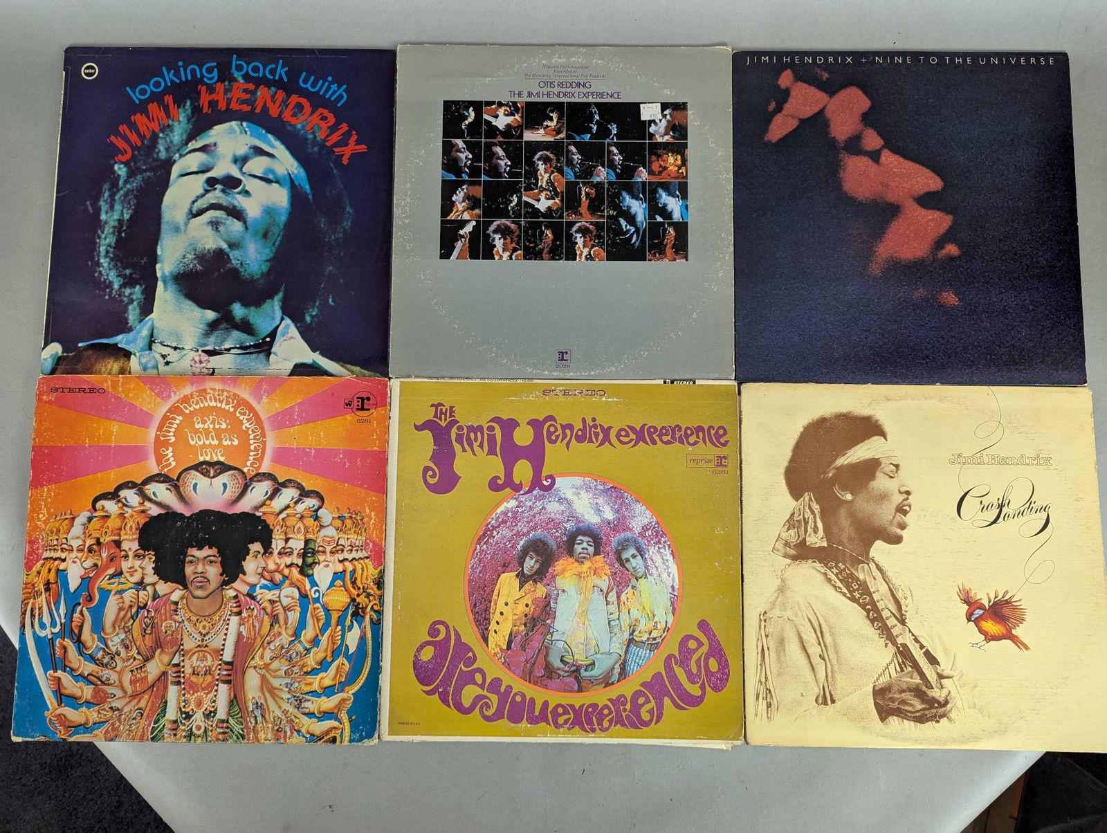 Collection of 15 Jimi Hendrix Vinyl Records Including Studio and Live Albums (1 of 3)
