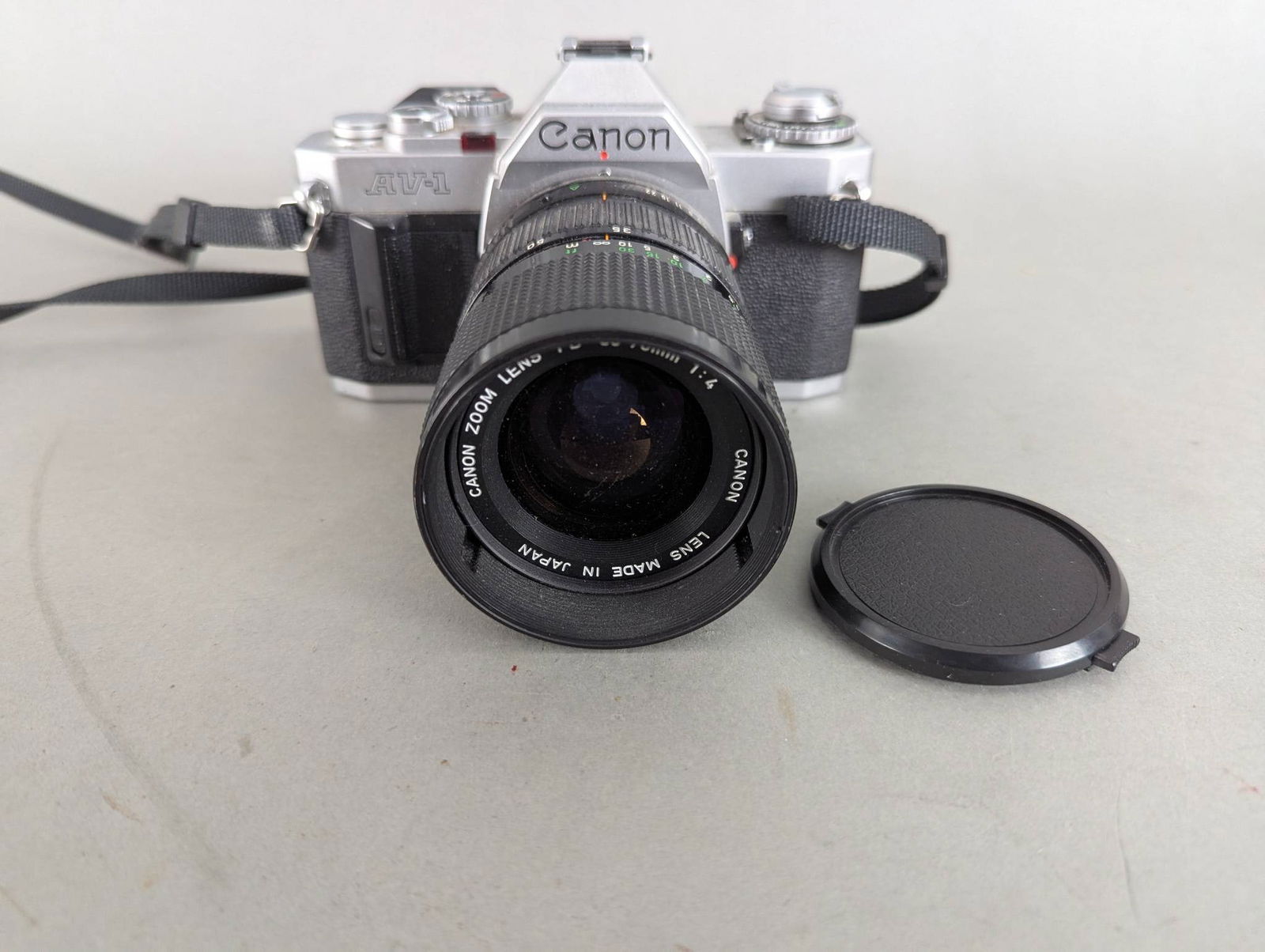 Canon AV-1 35mm SLR Camera with Canon Zoom Lens FD 35-70mm (1 of 7)