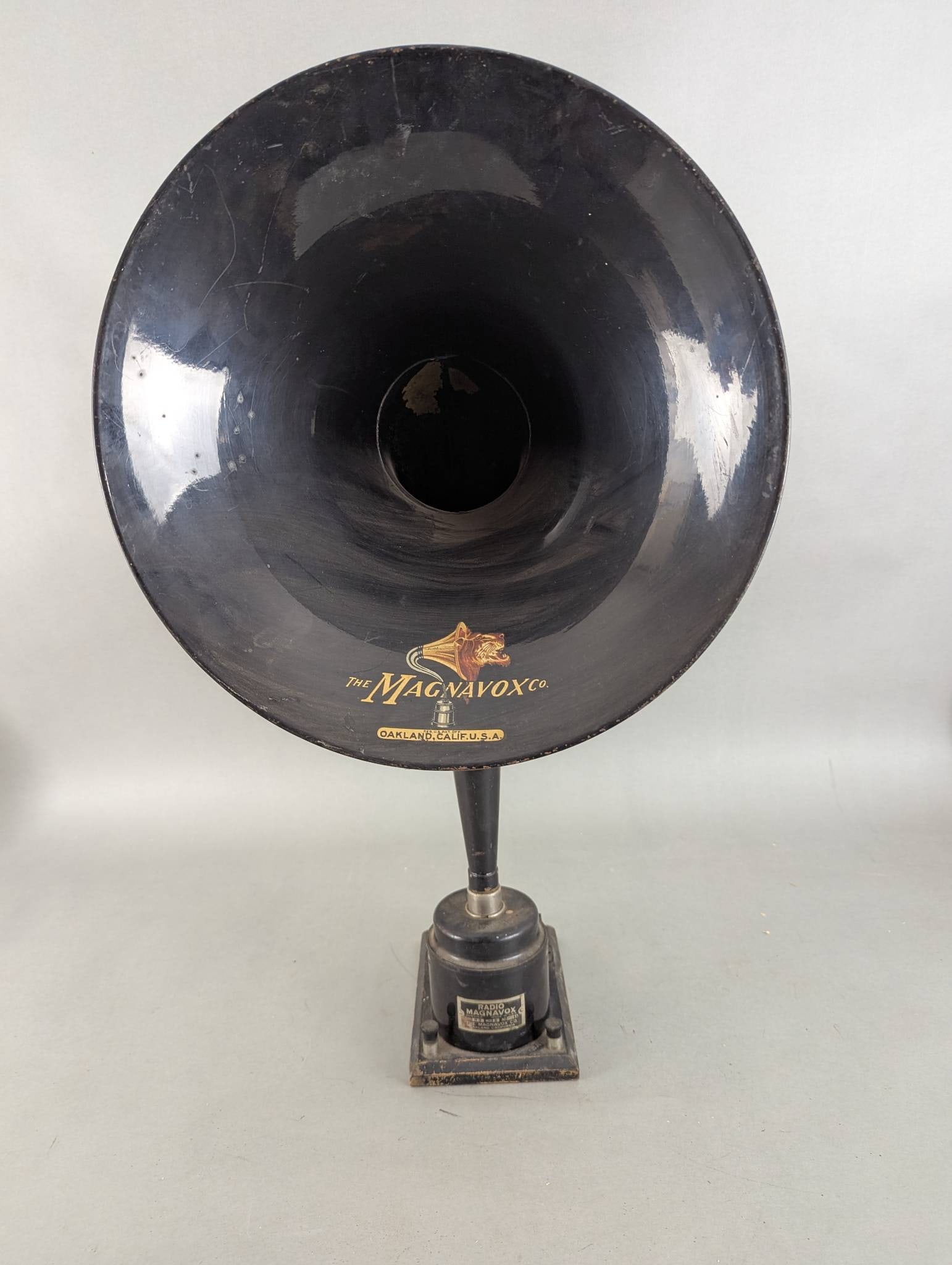 The Magnavox Co R3 B Radio Horn Speaker Manufactured in USA (1 of 8)