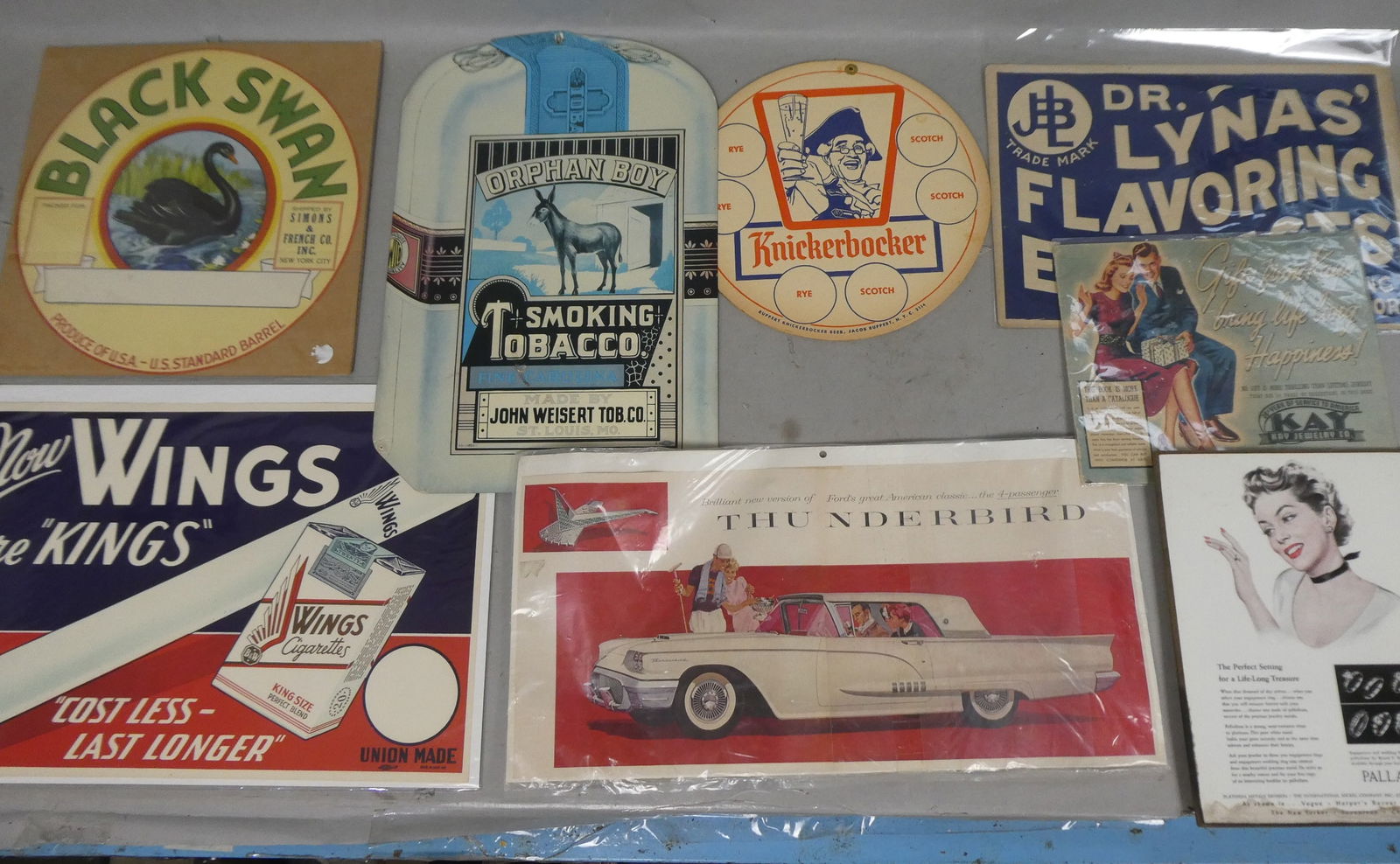 Lot 8 Assorted Advertising Paper Signs and Brochures (1 of 9)