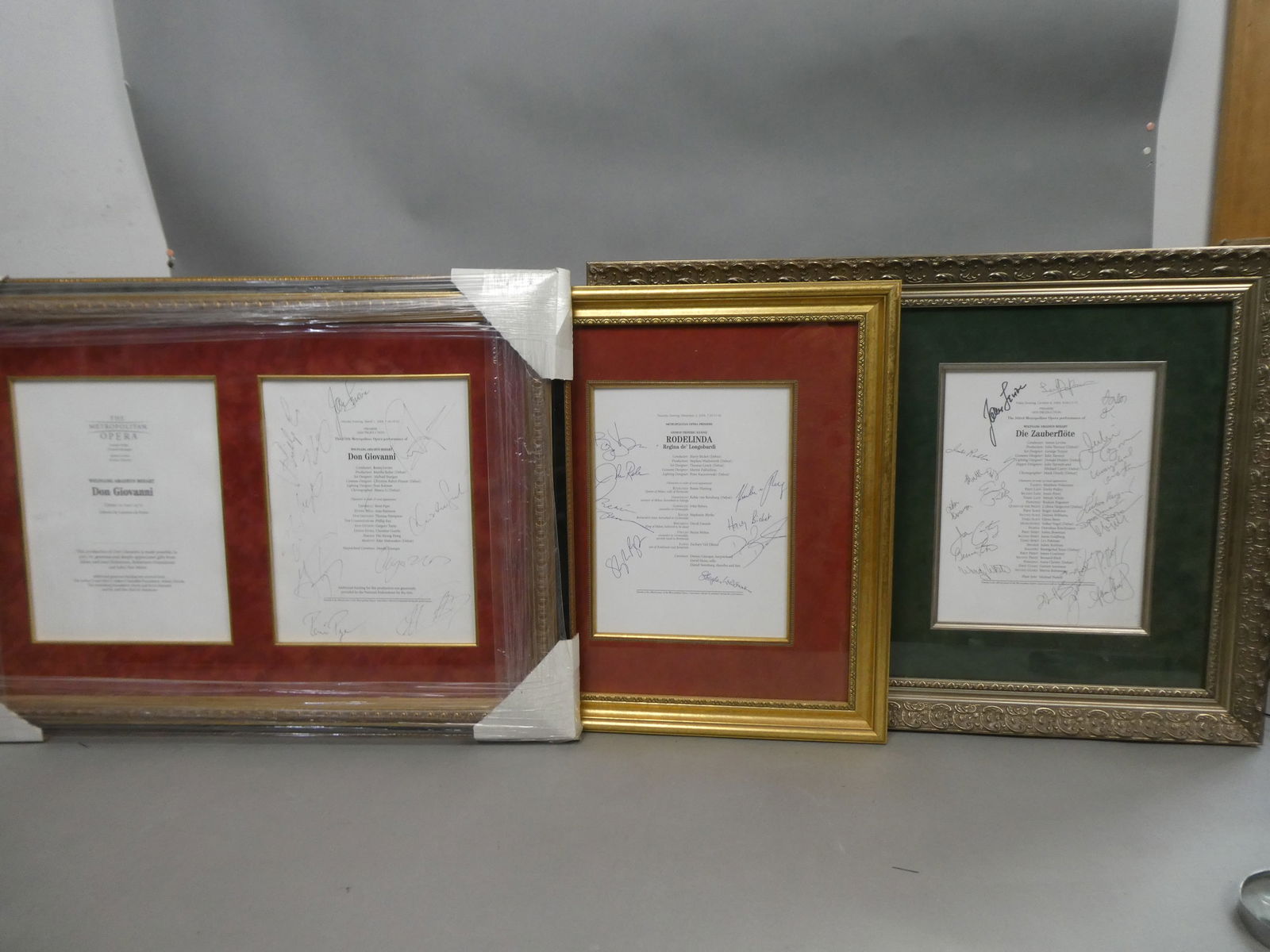 Set 3 2005 Metropolitan Opera Autographed Playbills James Levine Renee Fleming etc (1 of 10)