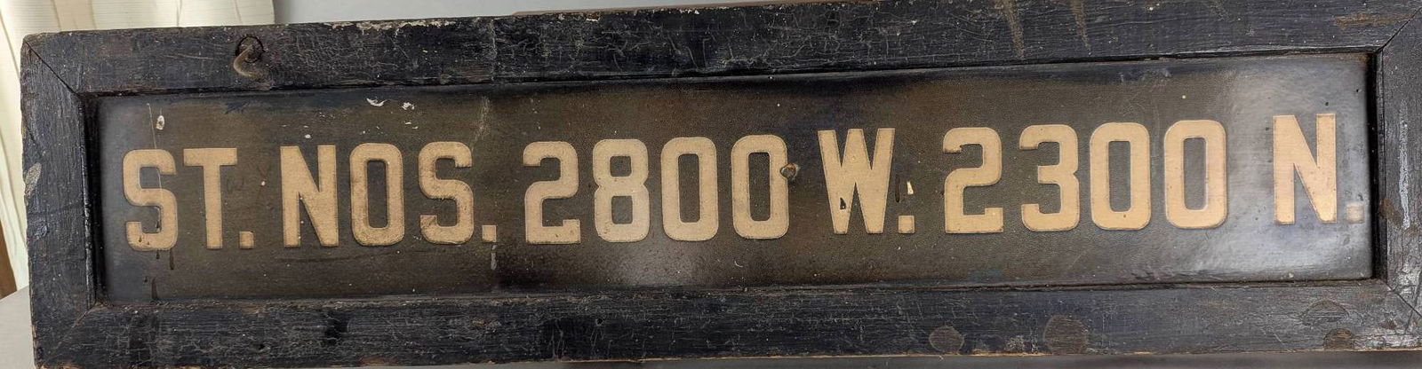 Chicago CTA Porcelain Sign California St NOS 2800 W 2300 N (1 of 7)