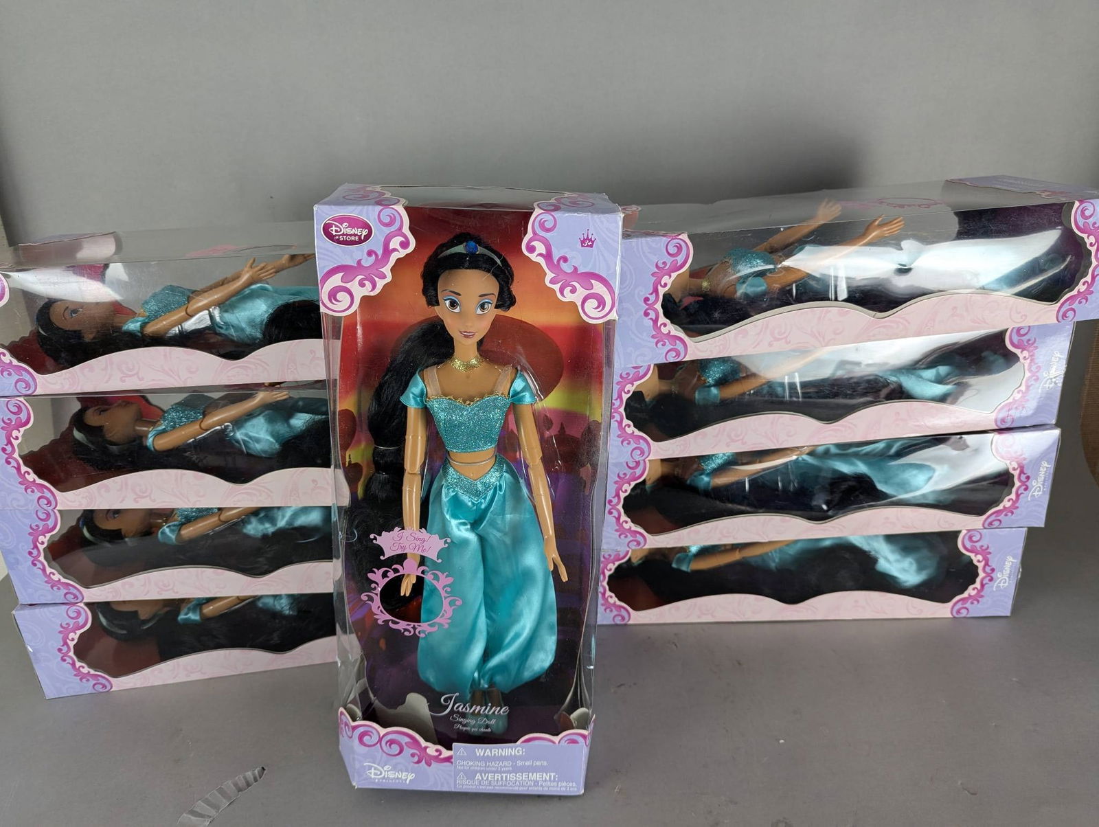 Wholesale Lot of 9 Disney Princess Jasmine Singing Dolls (1 of 4)