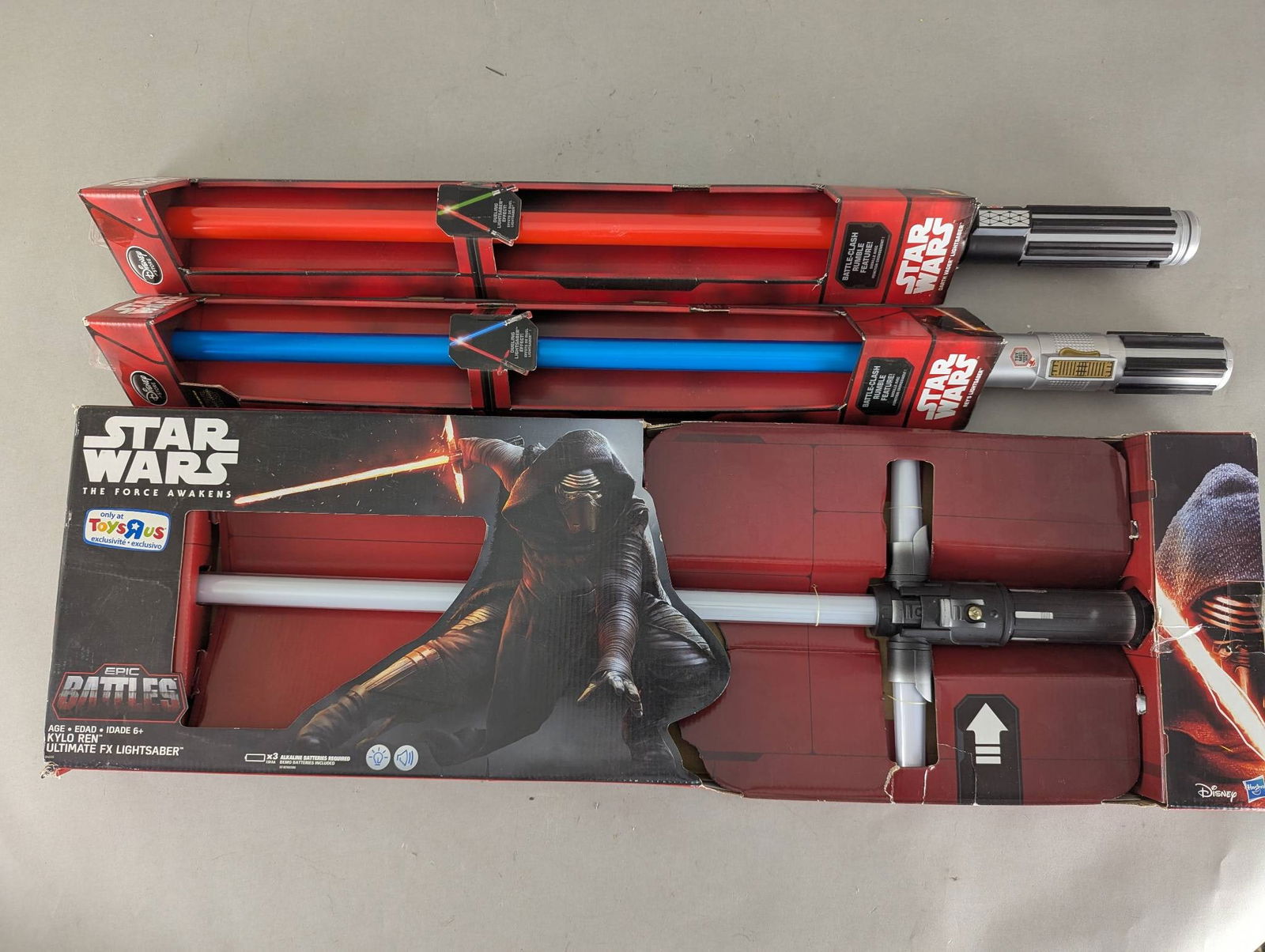 3 Star Wars Lightsabers Featuring Kylo Ren & Rey & Darth Vader (1 of 8)