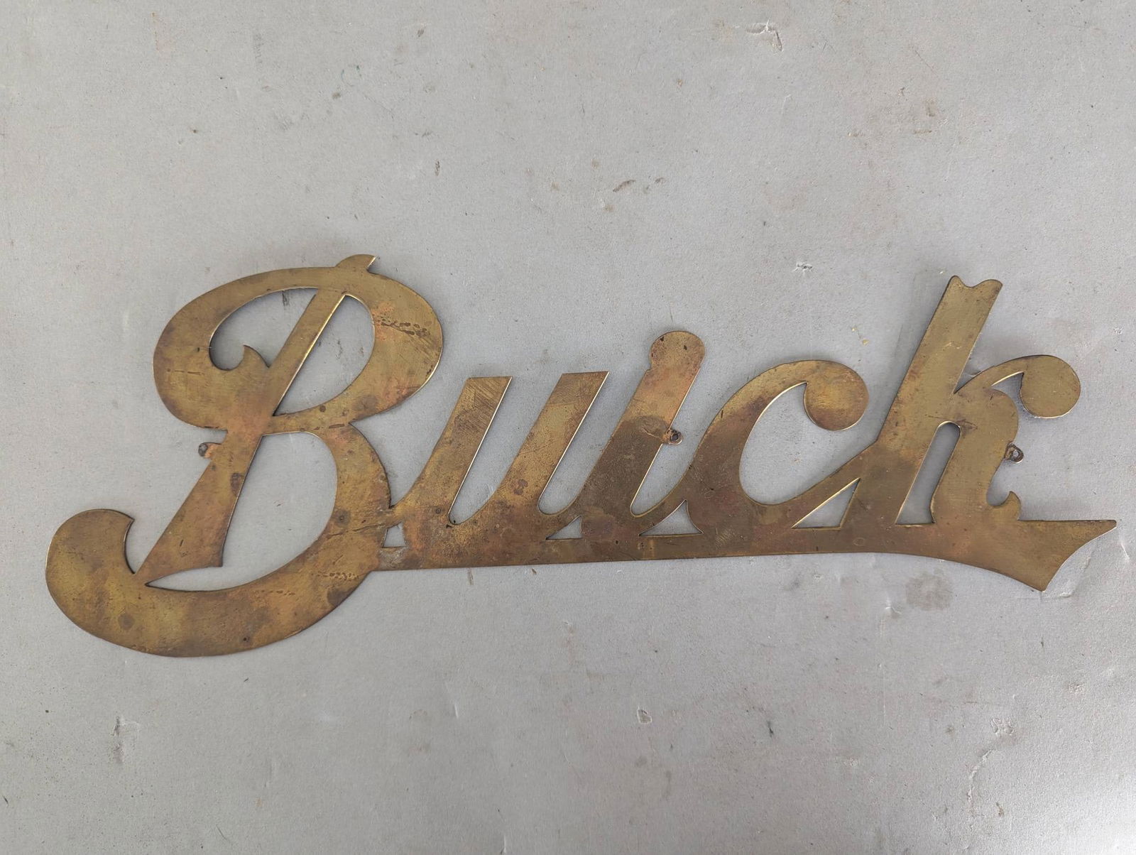 Brass Buick Radiator Emblem from Brass Era Car c1906 (1 of 4)