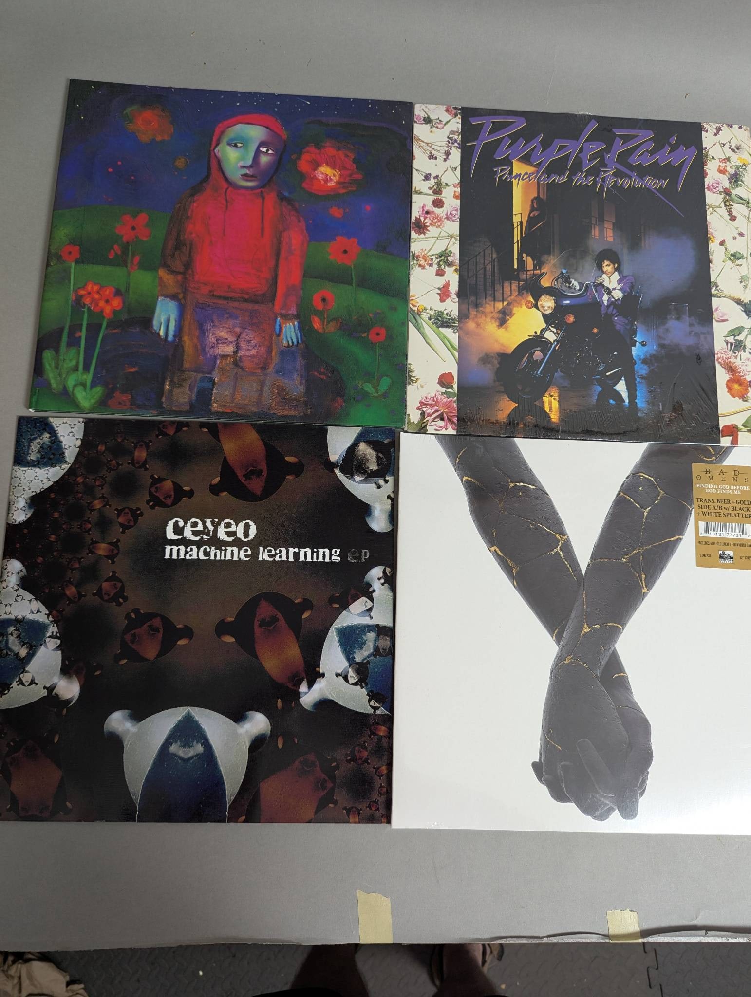 Seven Vinyl Albums Including Thriller Purple Rain Pretty Hate Machine (1 of 3)