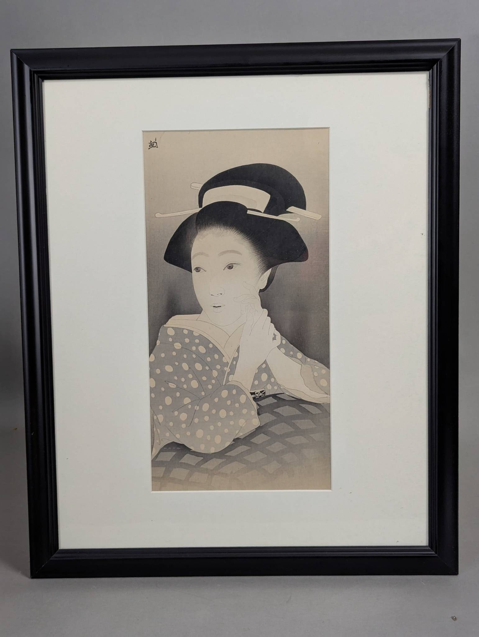 Vintage Japanese Woodblock Print by Shima Seien (1 of 9)