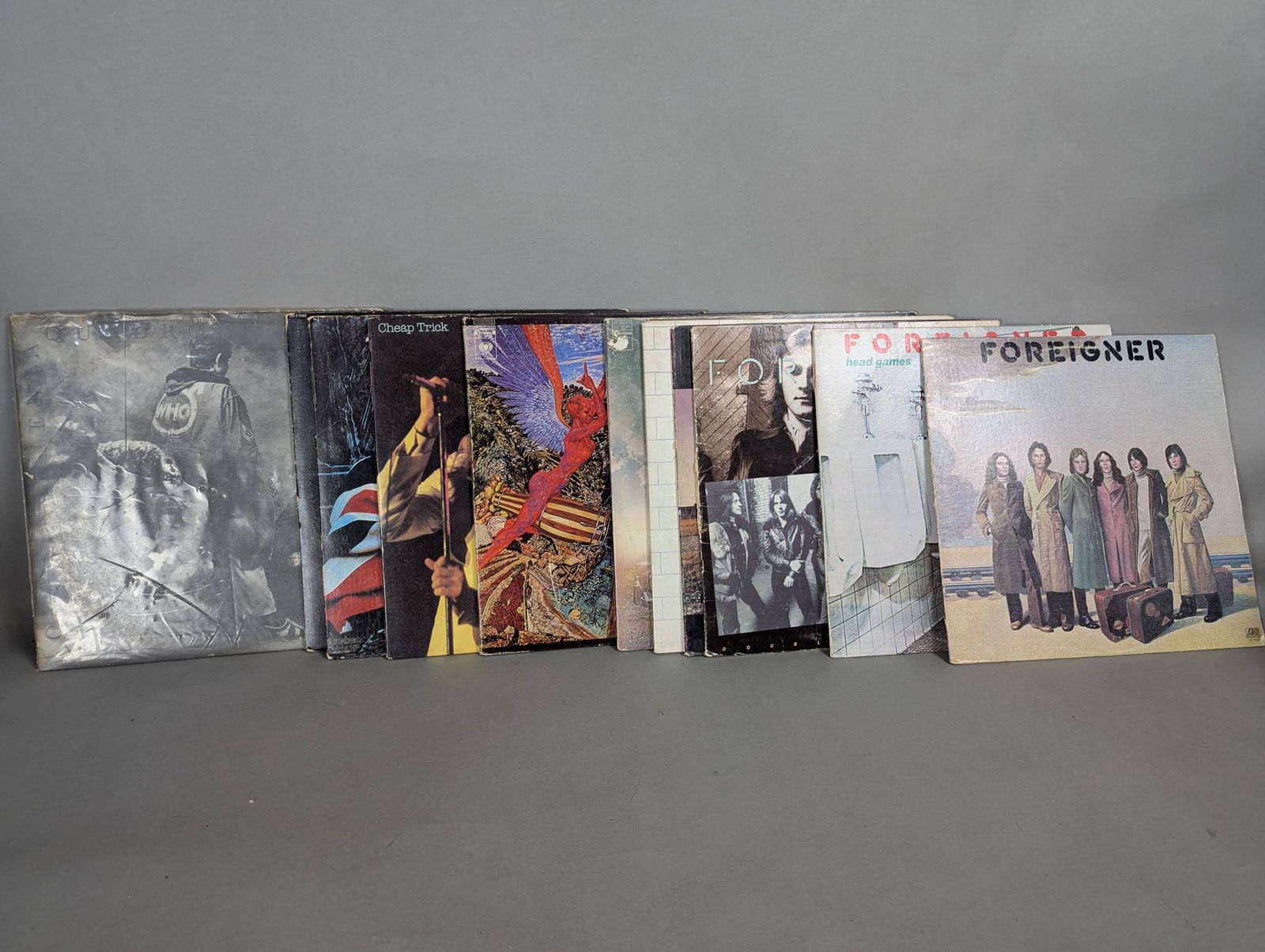 11 1970s Rock Records Who Foreigner and Pink Floyd etc (1 of 3)
