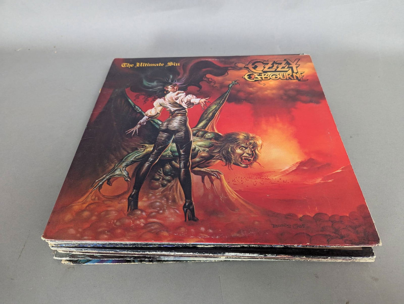 9 Rock Vinyl Records Featuring Ozzy Osbourne Dio & Nazareth (1 of 3)