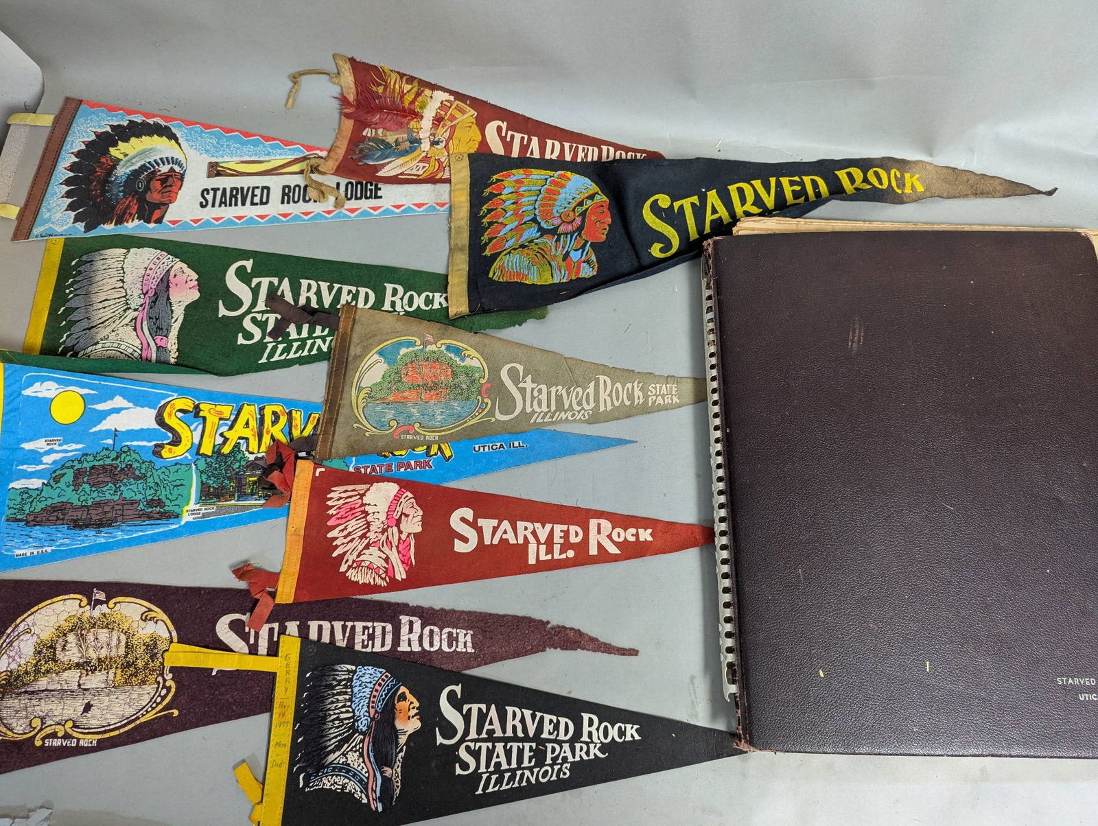 Starved Rock Memorabilia Including Pennants and Photography Portfolio (1 of 13)