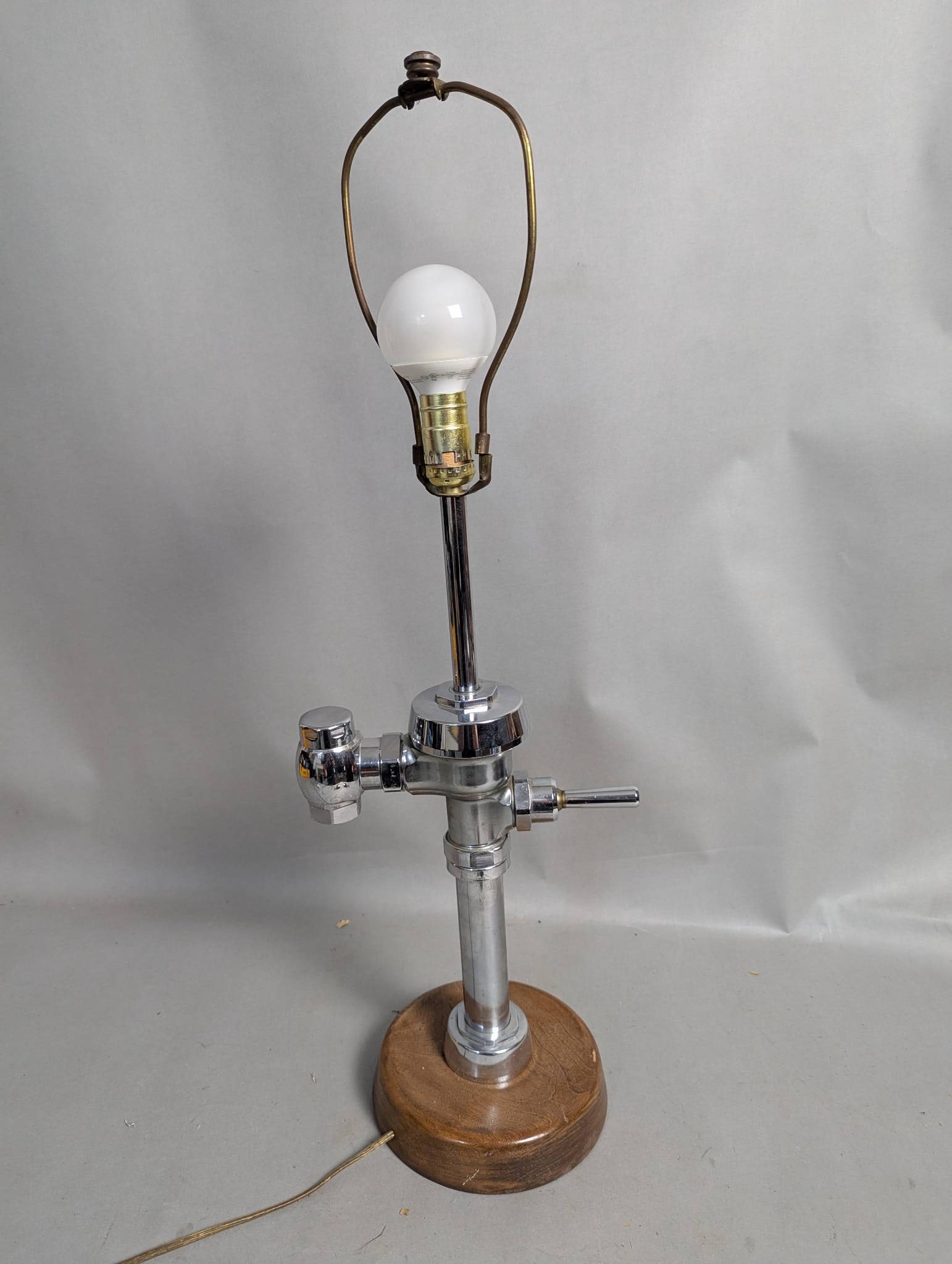 Table Lamp Repurposed from Bathroom Urinal Plumbing Design (1 of 4)