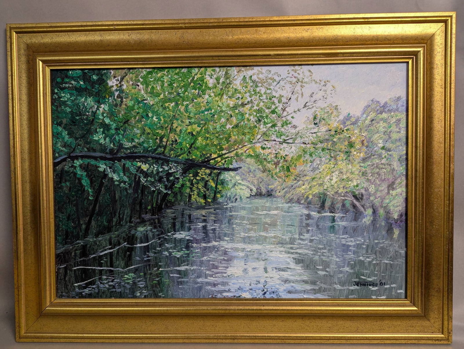 Oil Painting of Kanchaq Swamp by Roberta L Jennings (1 of 14)