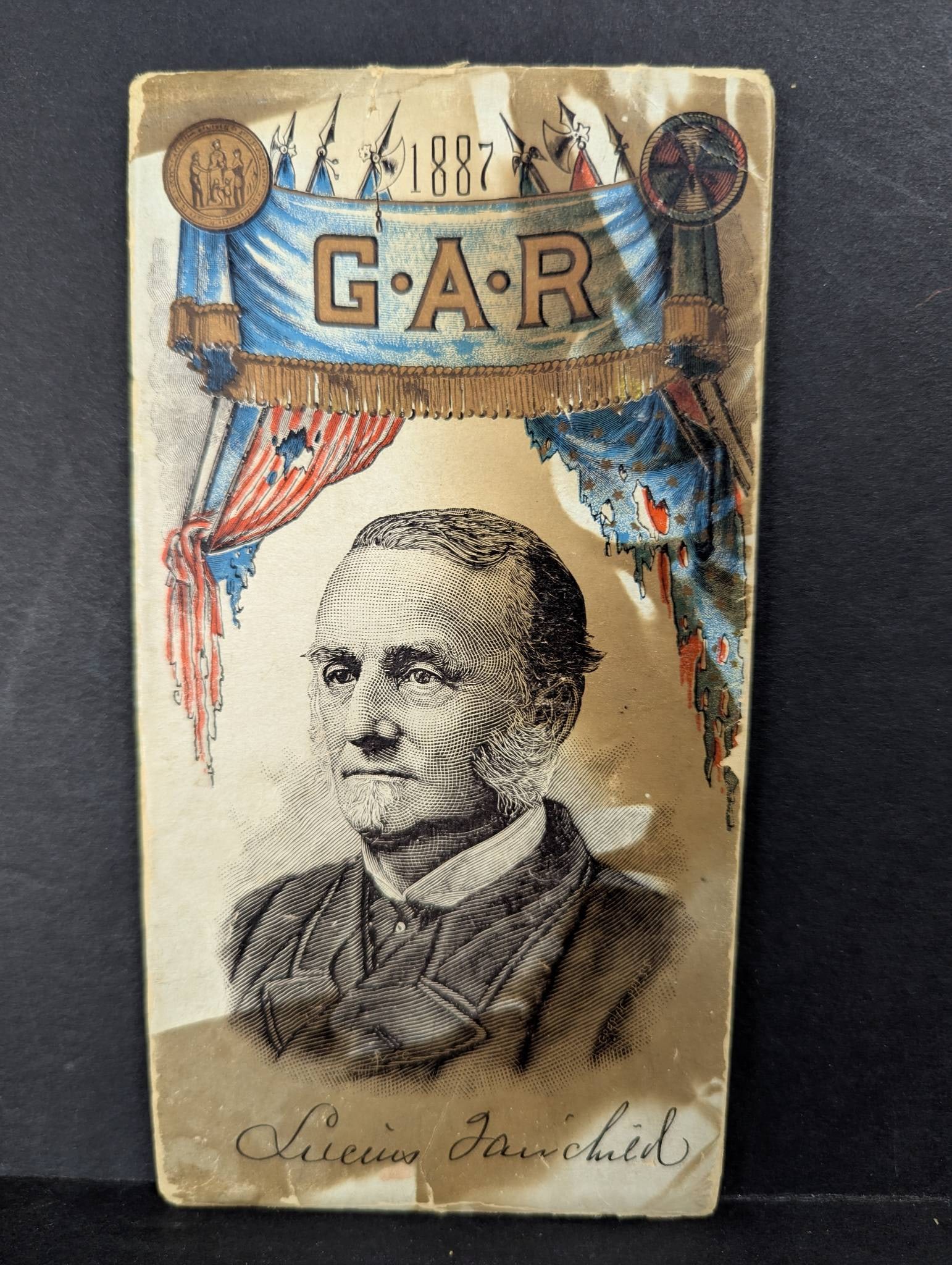 1887 Grand Army of the Republic Encampment Program Featuring Lucius Fairchild (1 of 6)
