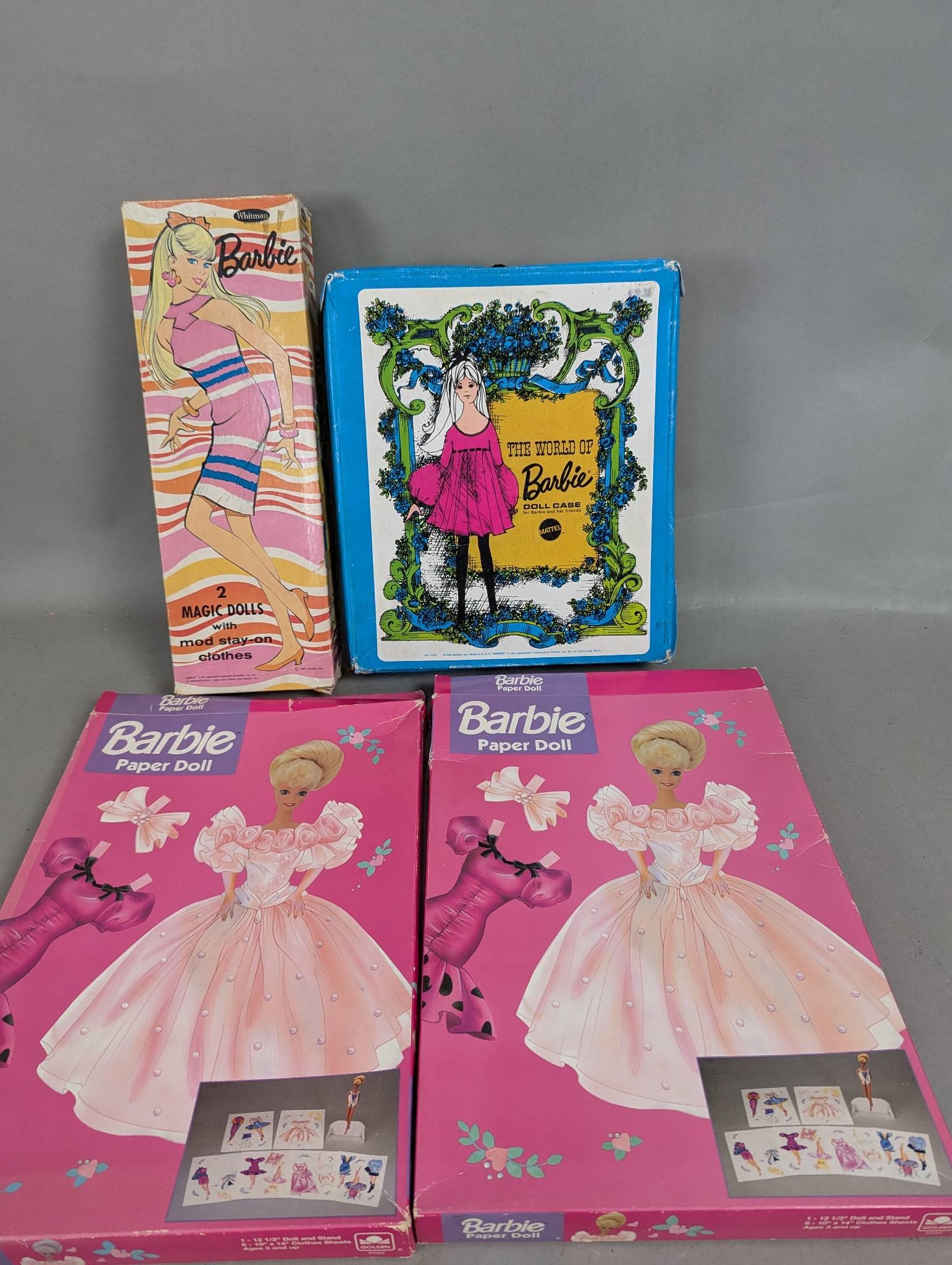 Barbie Doll Case and Paper Dolls Set with Accessories (1 of 4)